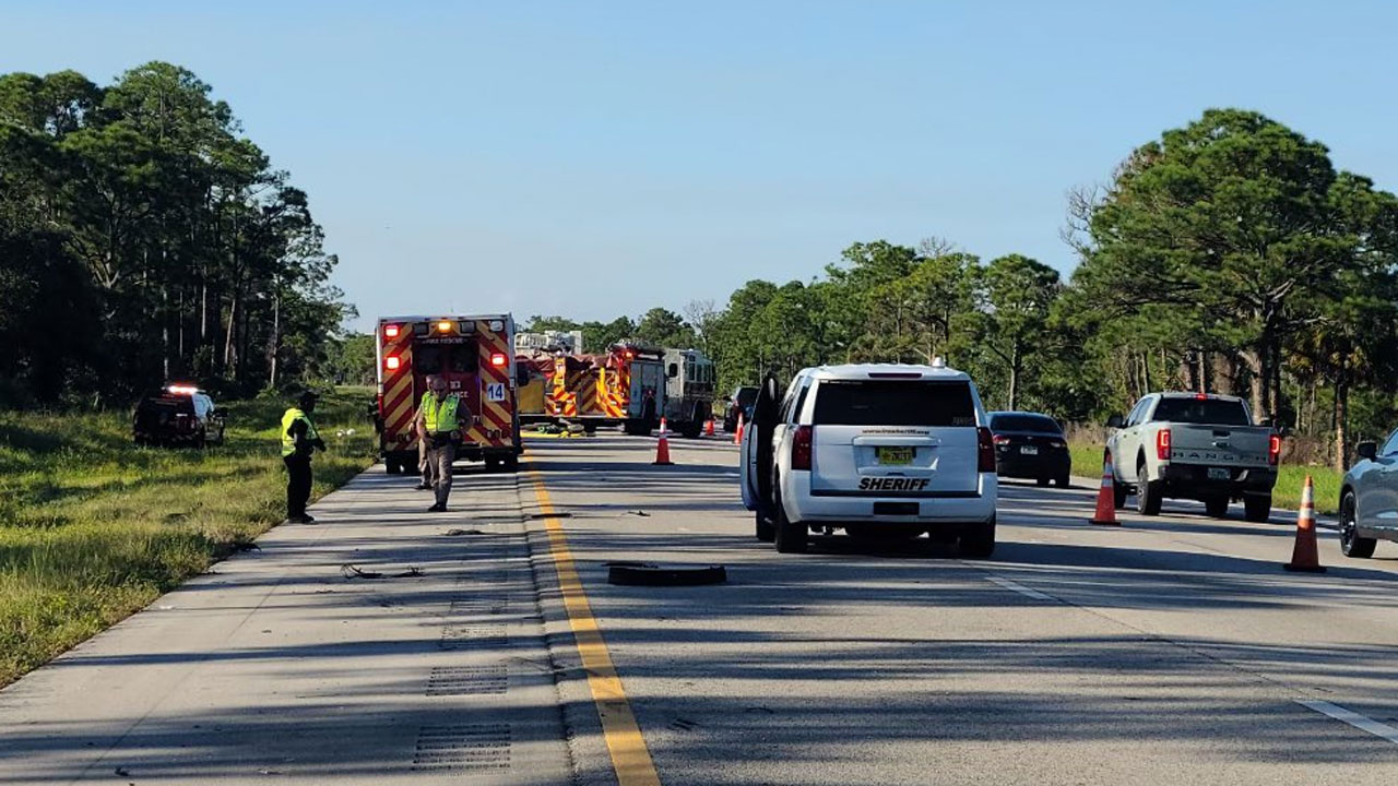 Fatal semi crash on I-95 in Indian River County on Oct. 15, 2021
