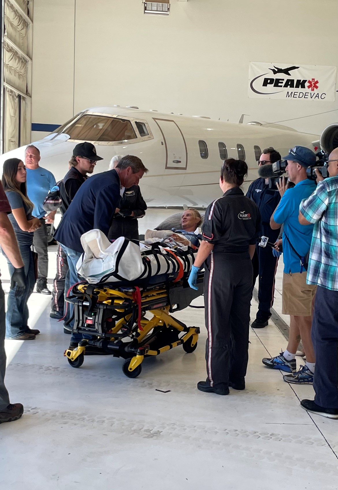 Peak Medevac charity flight 