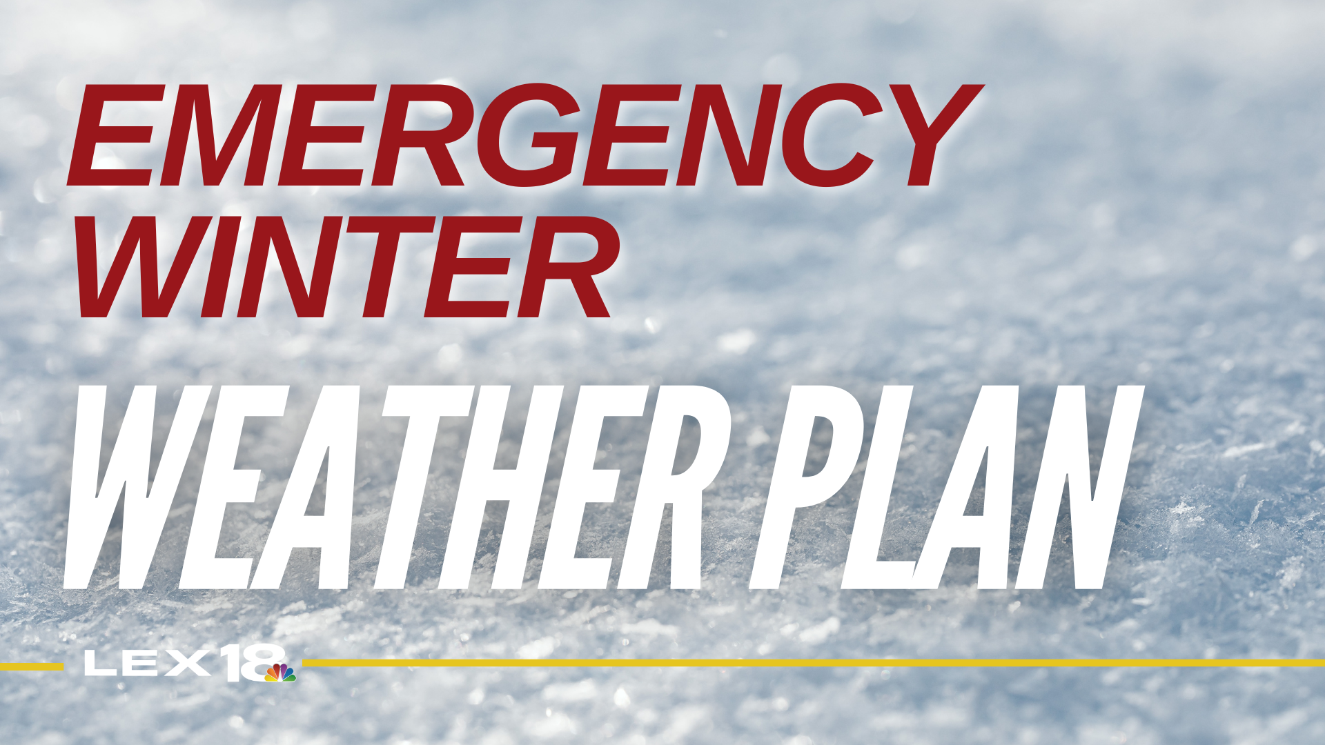 winter weather emergency plan
