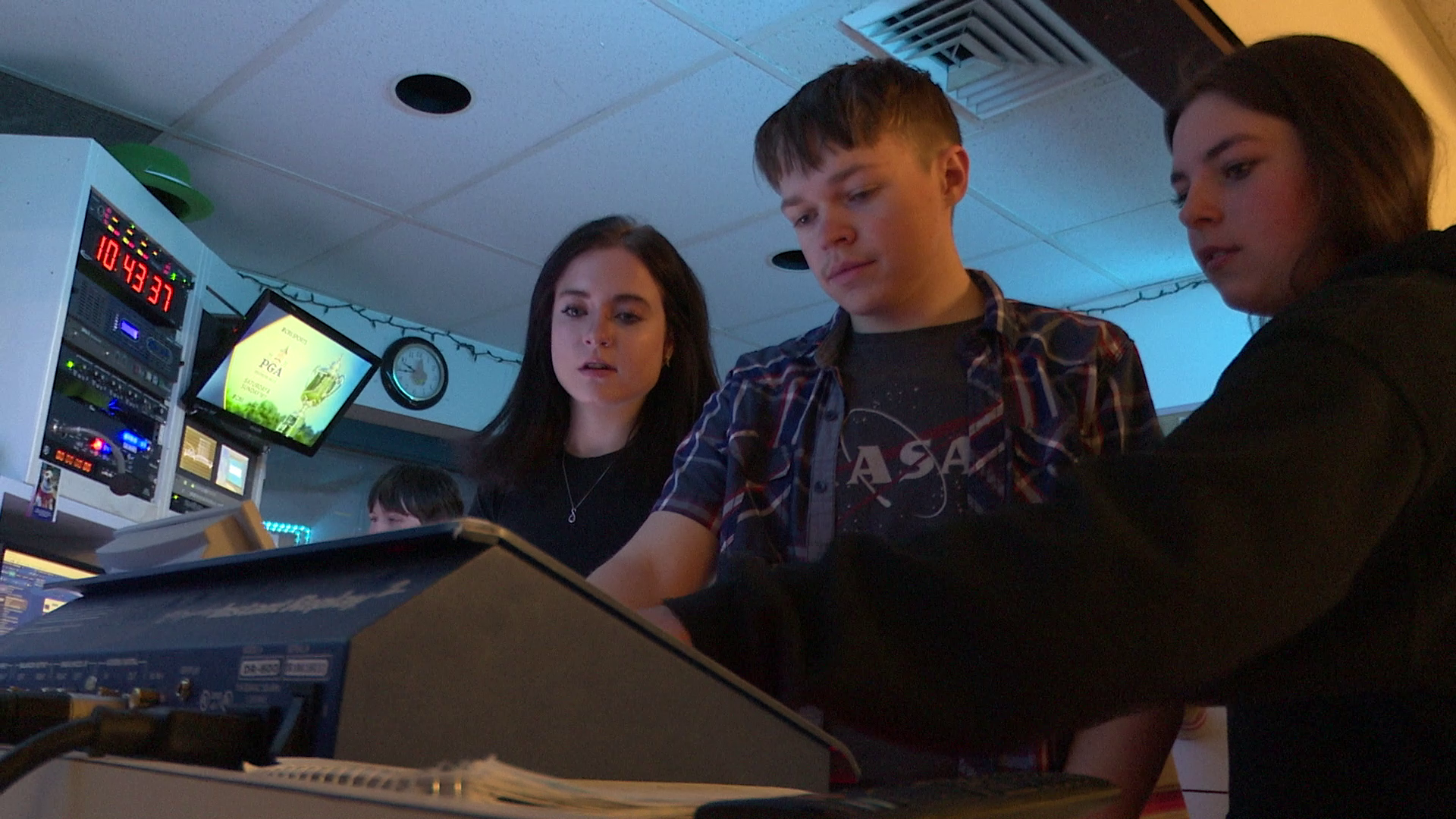 Students from Power take a tour of KRTV