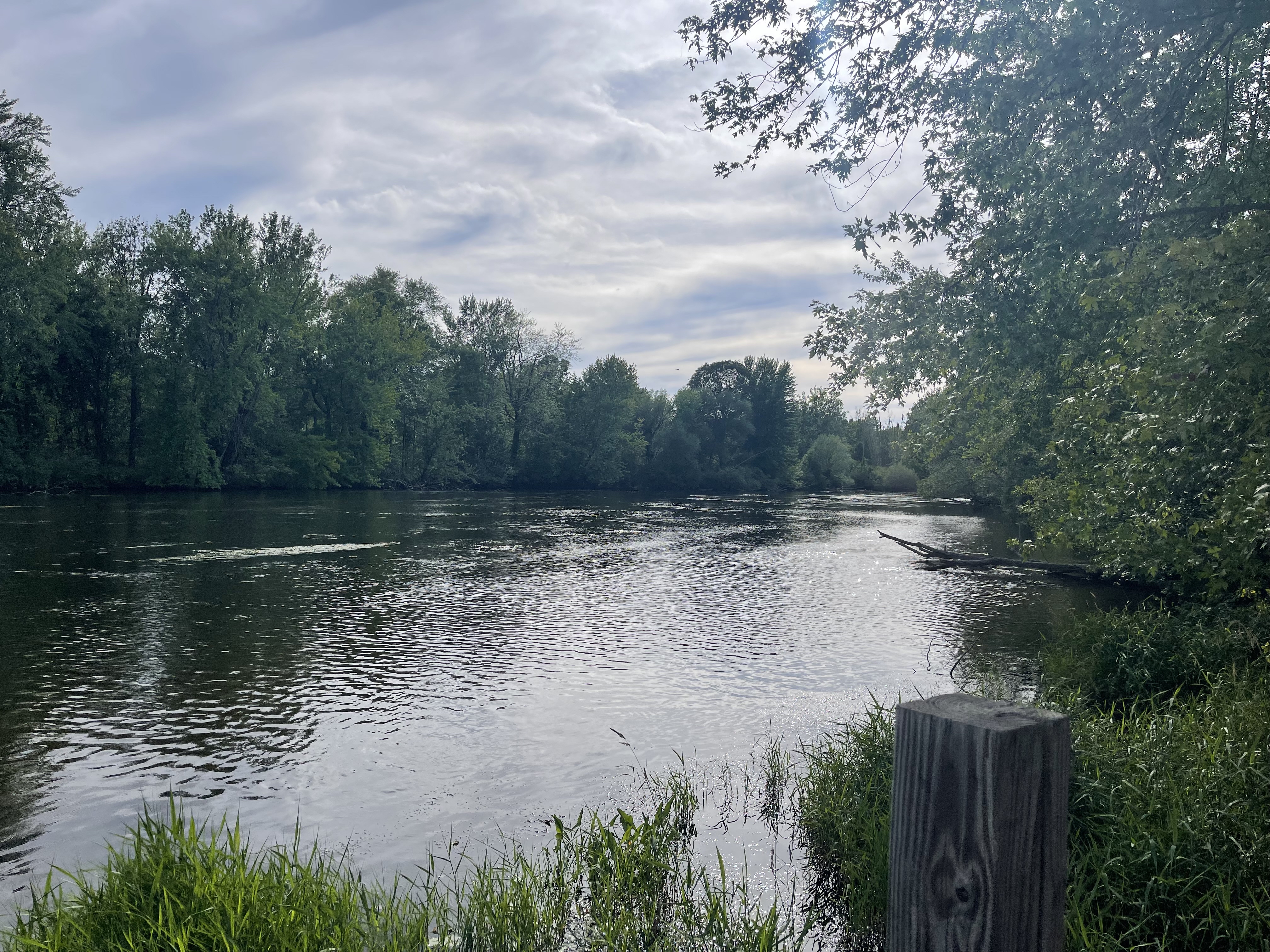 Kalamazoo River in Augusta