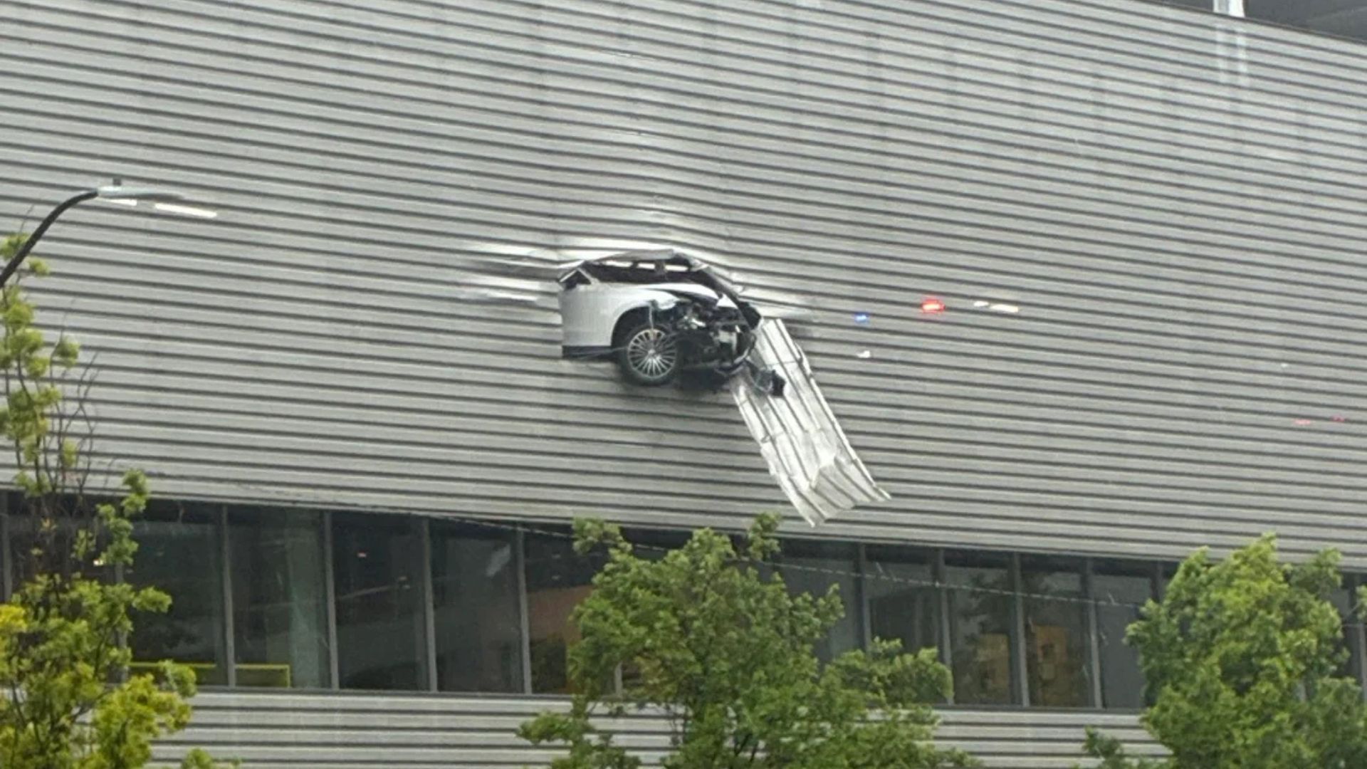 Harmon's parking garage accident