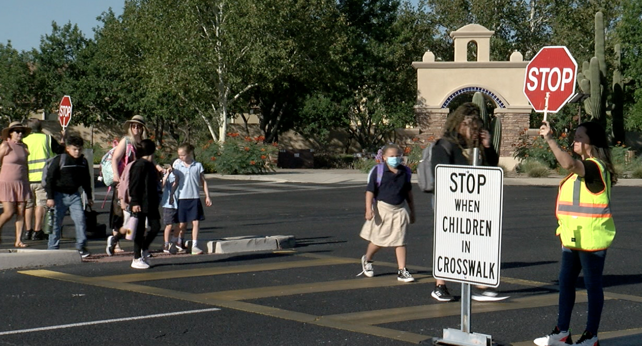 Anza Trail School crosswalk