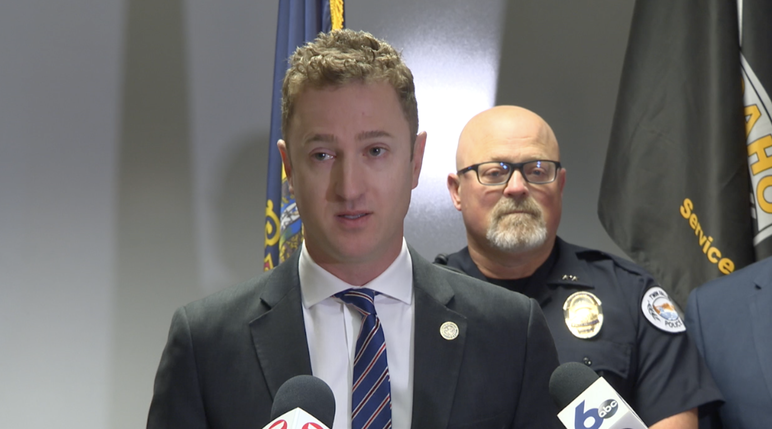 US Attorney Joshua Hurwit announced Federal indictments for 10 Magic Valley residents accused of trafficking meth at a press conference on Wednesday, Sept 25, 2024 at the ISP office in Jerome.