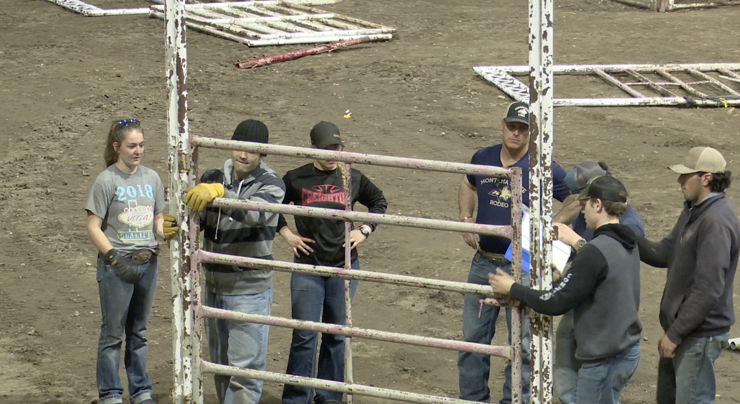 Brick Breeden Fieldhouse transforms to rodeo