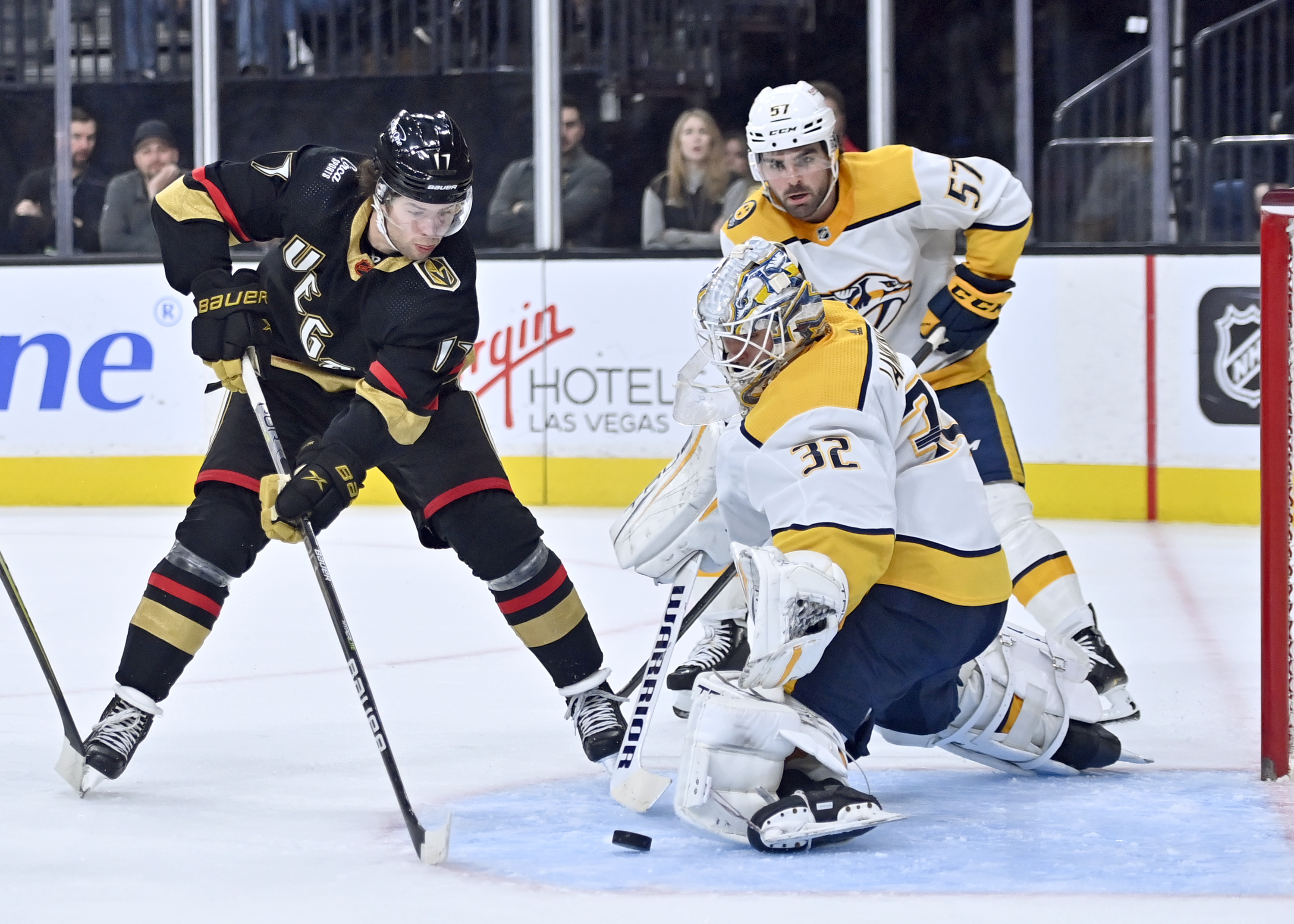 Vegas Golden Knights and Nashville Predators