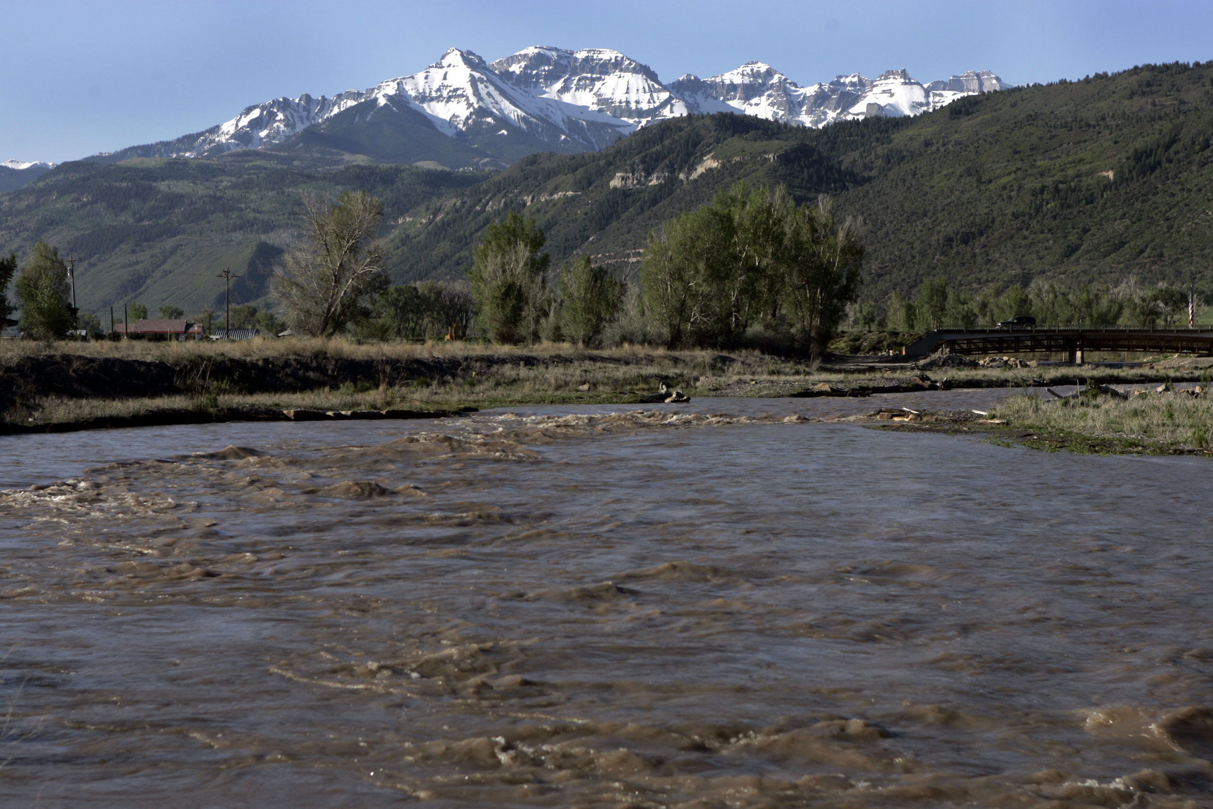 UNCOMPAHGRE RIVER COLORADO FLOODS