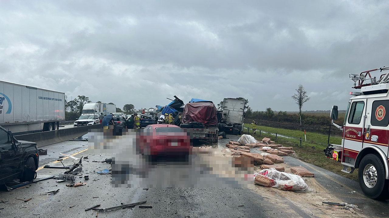 Turnpike crash Martin County March 13,  2026