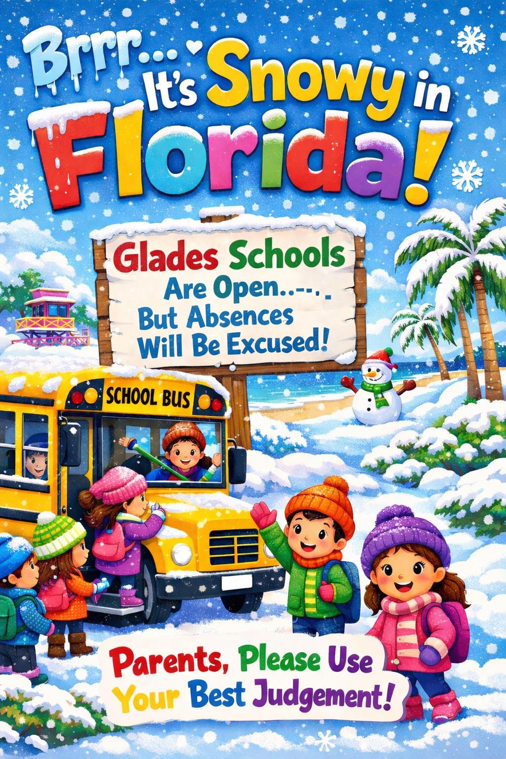 Glades County Excuses Absences 