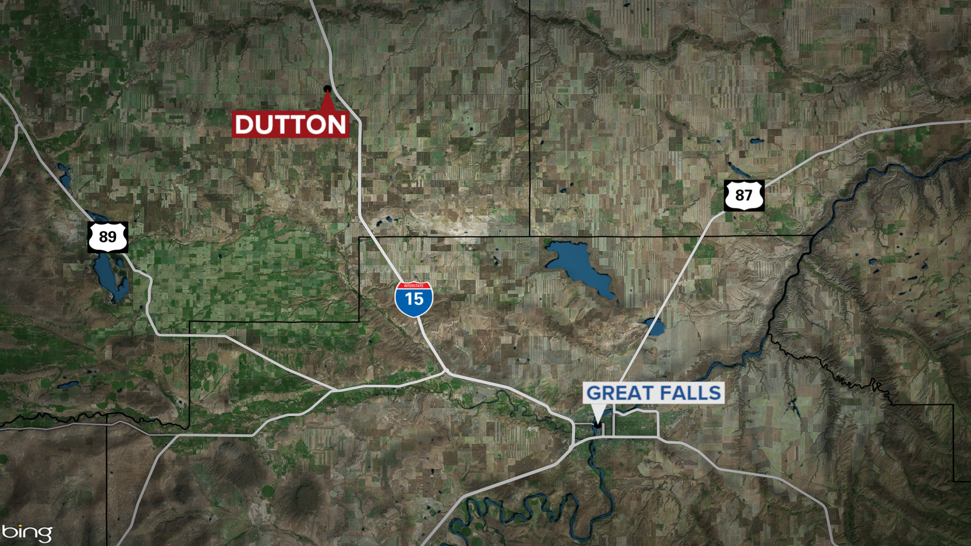 Town of Dutton map