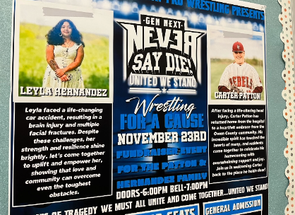 Wrestling match held in Owen County to help recovering teens