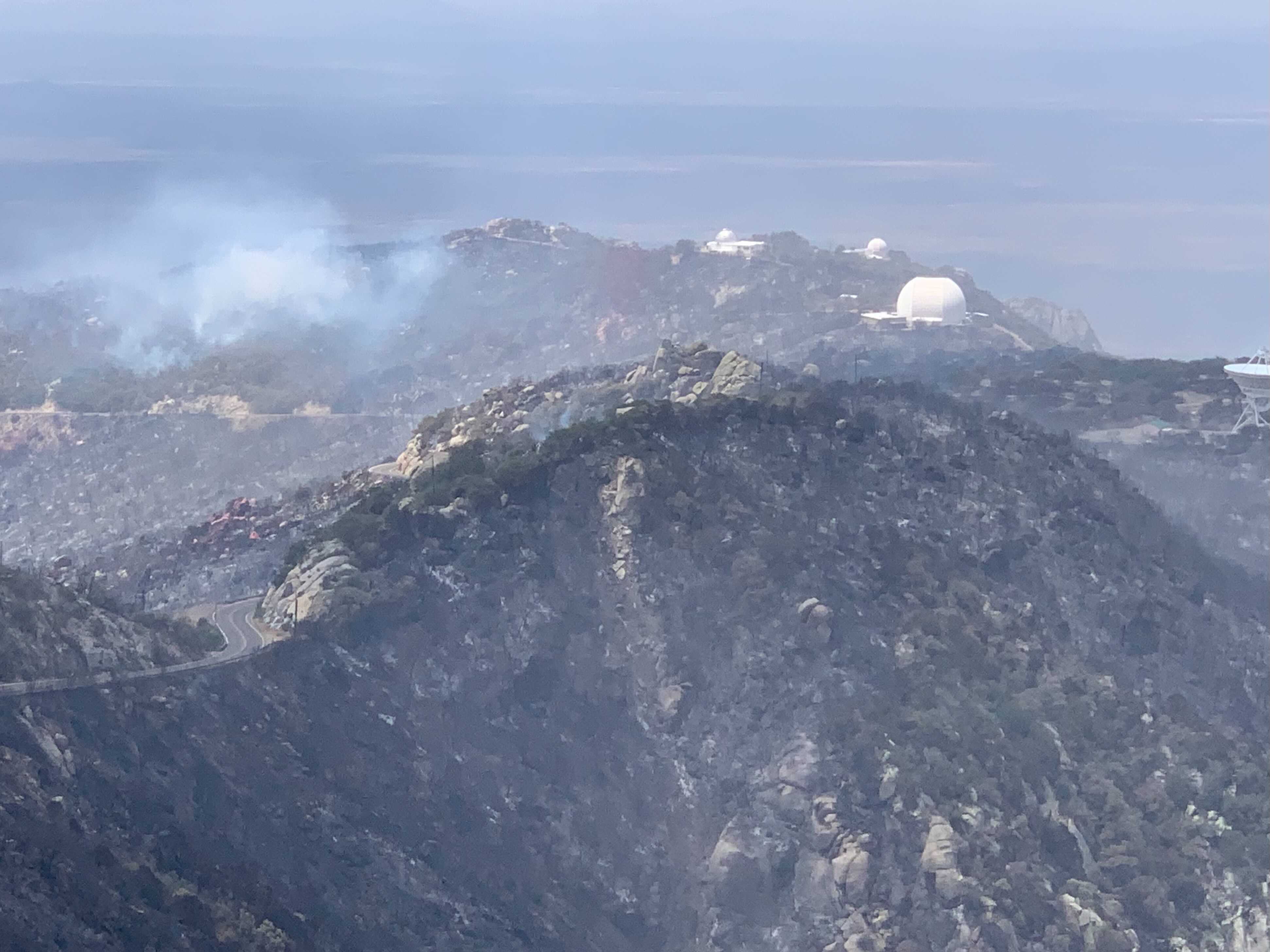 Kitt Peak observatory fire 