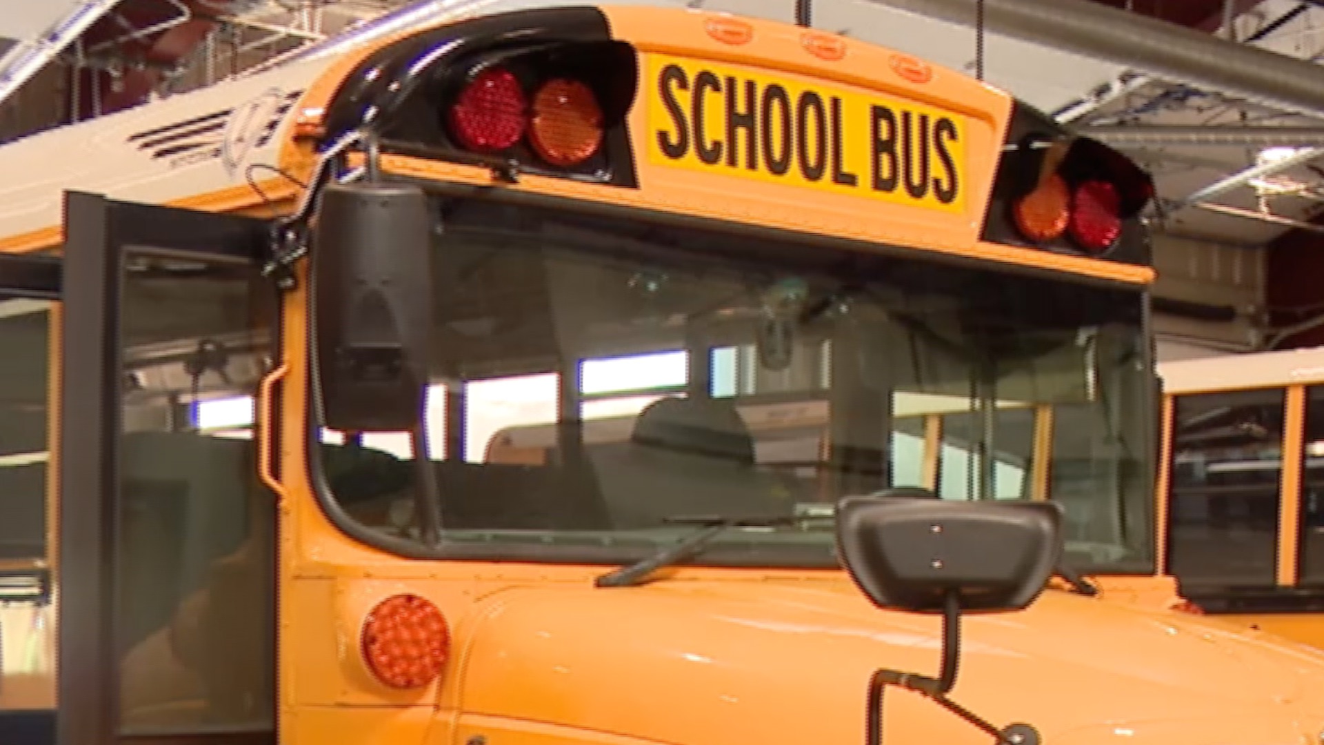 School bus close-up