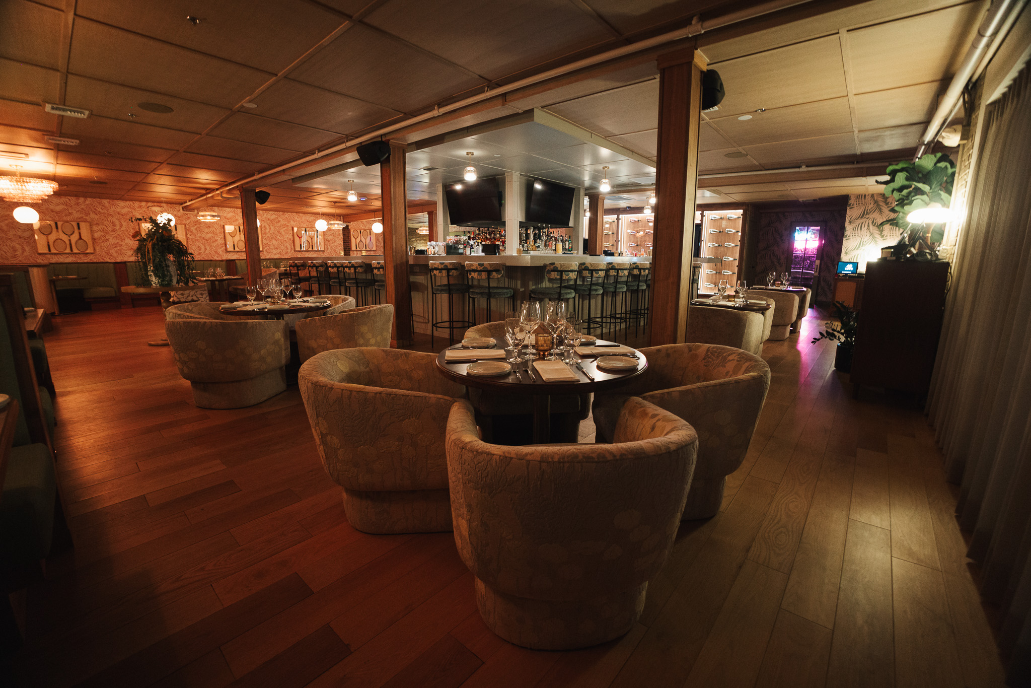 Inside 40 Love in Scottsdale. 