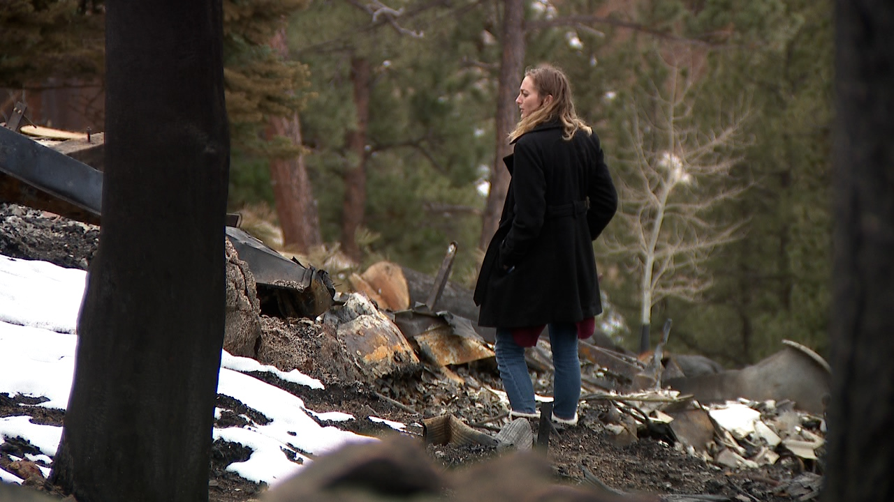 Fire victim 