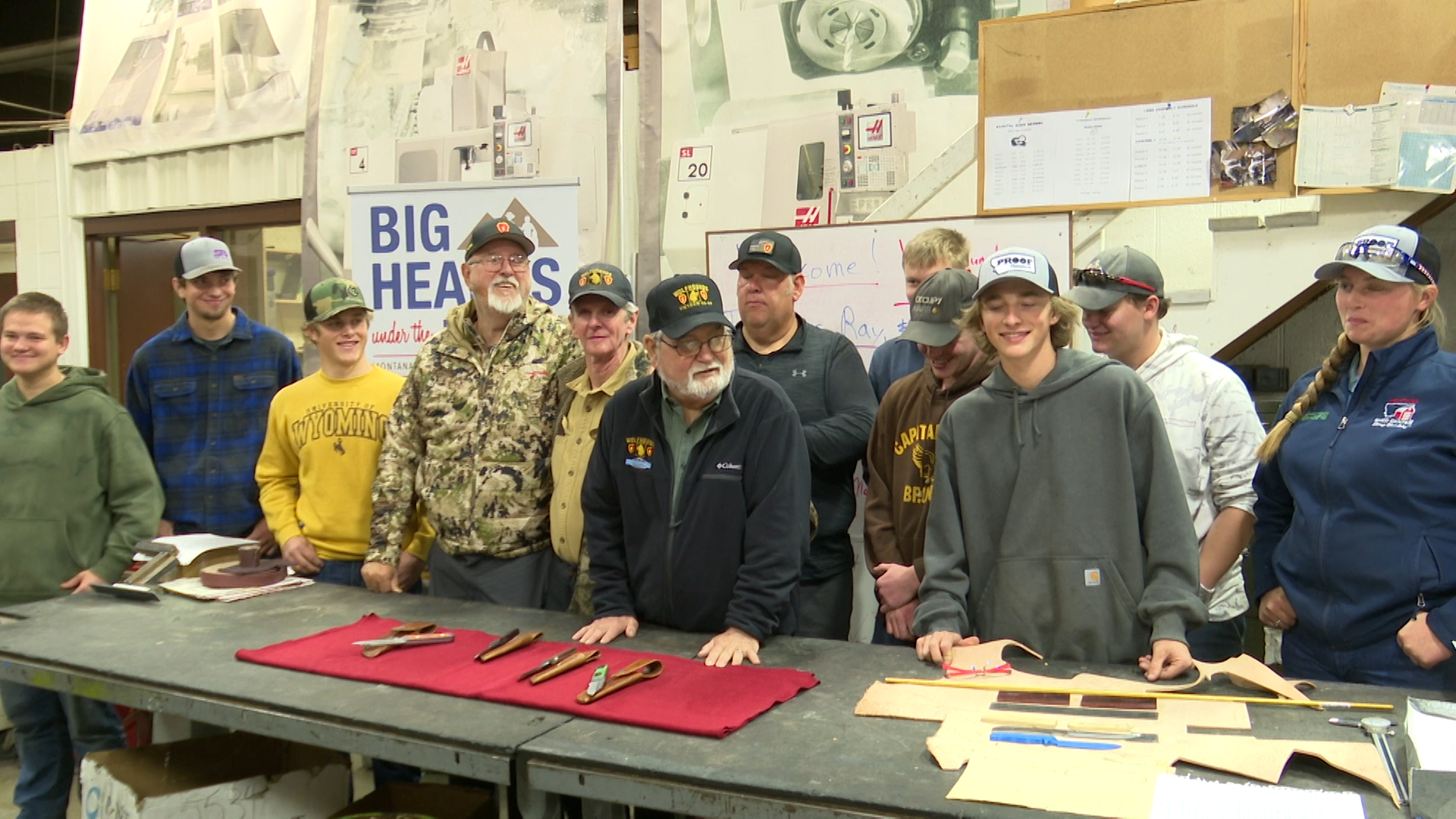 Capital High students honor veterans with custom made knives