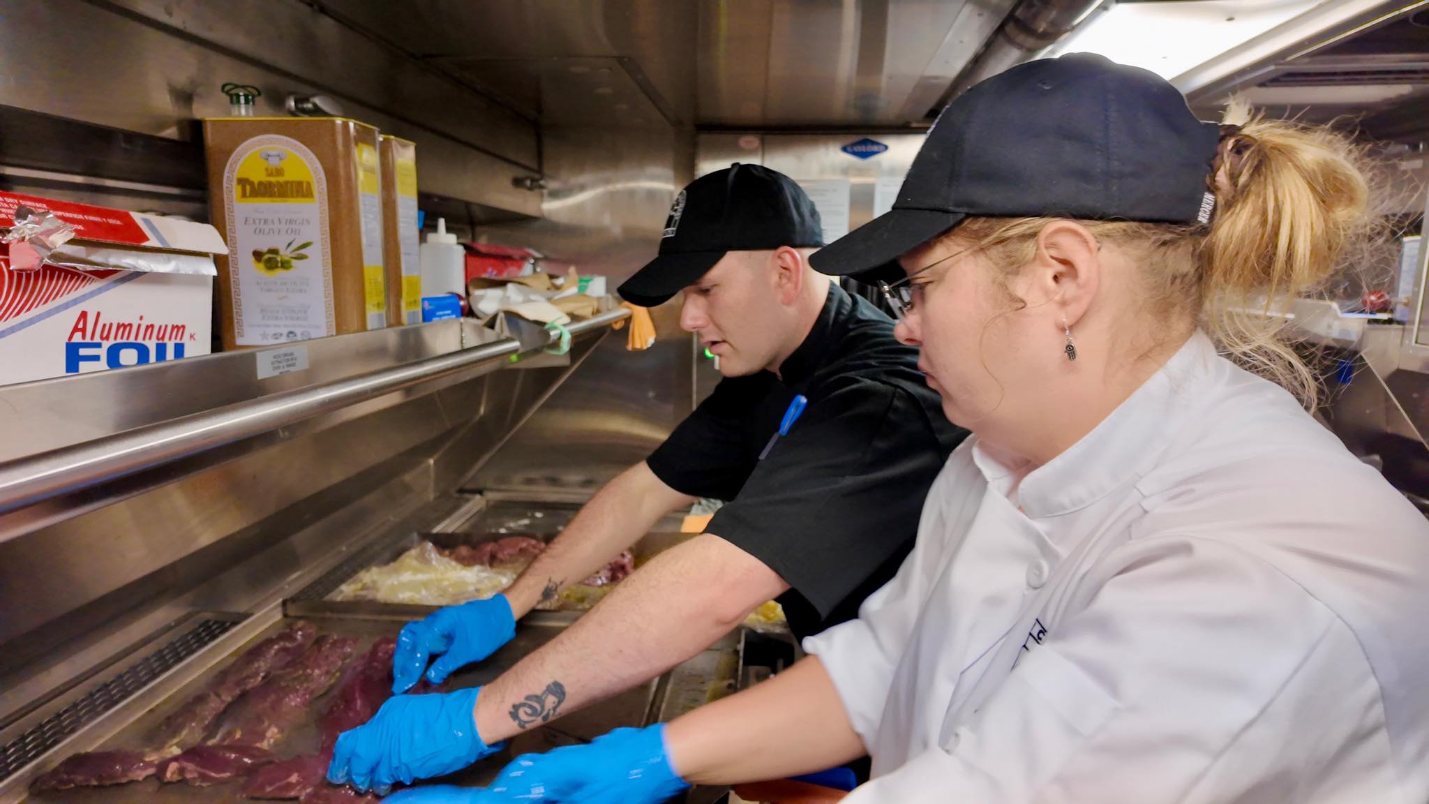 Future USS IDAHO Submarine Serves First Meal from Newly Opened Galley