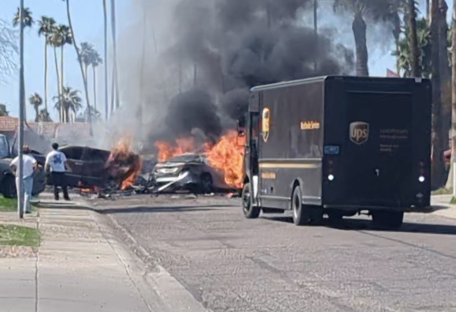 Fiery crash, 67th Avenue and Fillmore 2-29-24