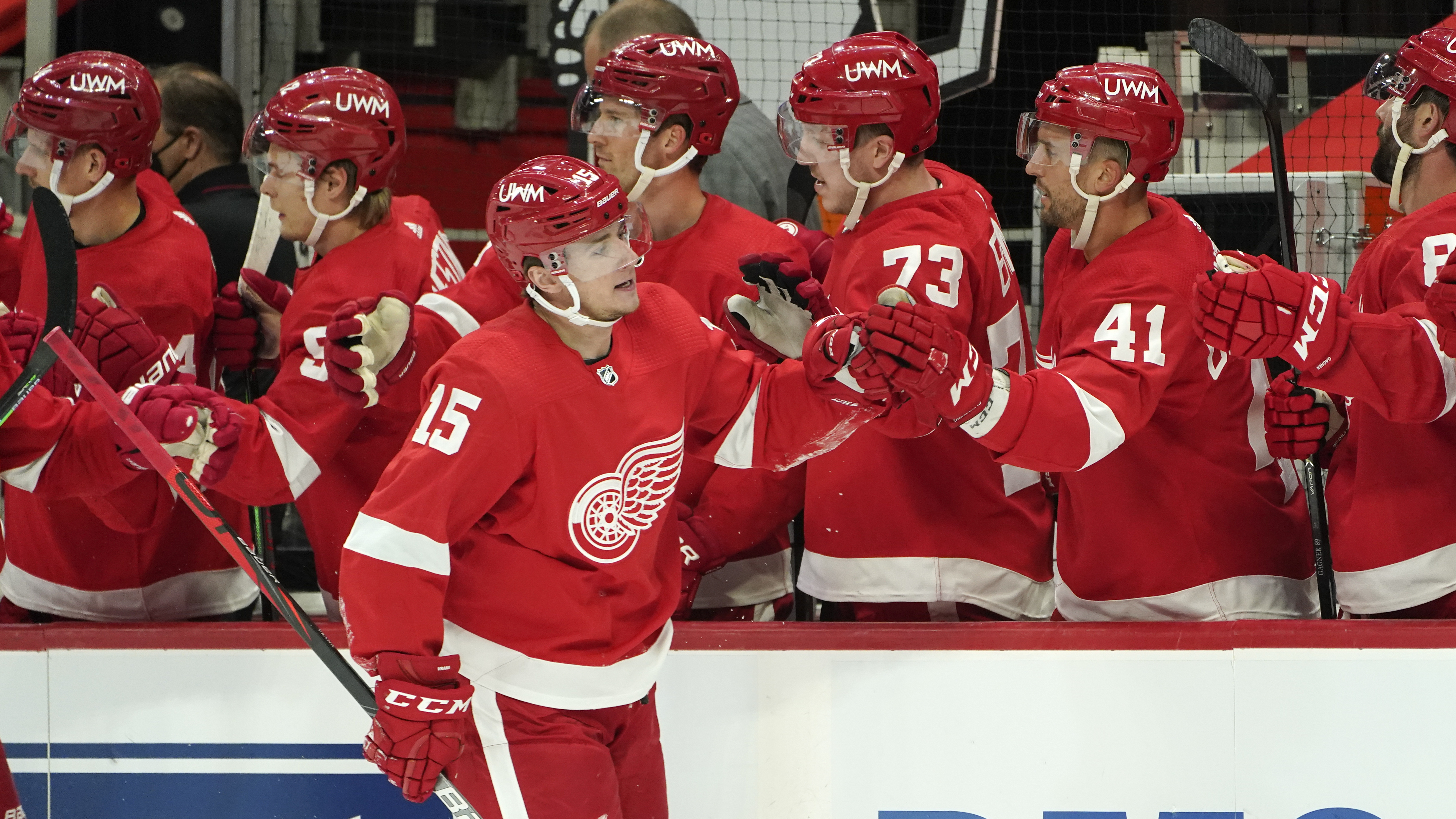 Jakub Vrana Stars Red Wings Hockey