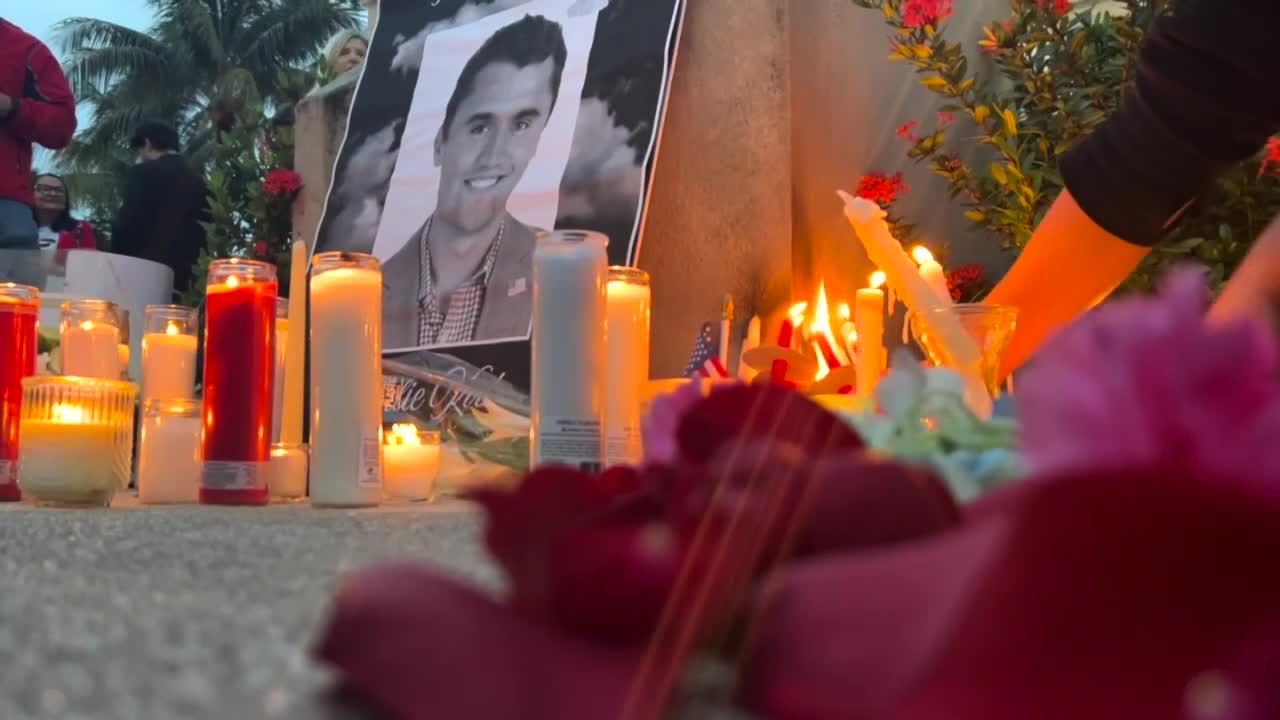 Charlie Kirk Candlelight Vigil