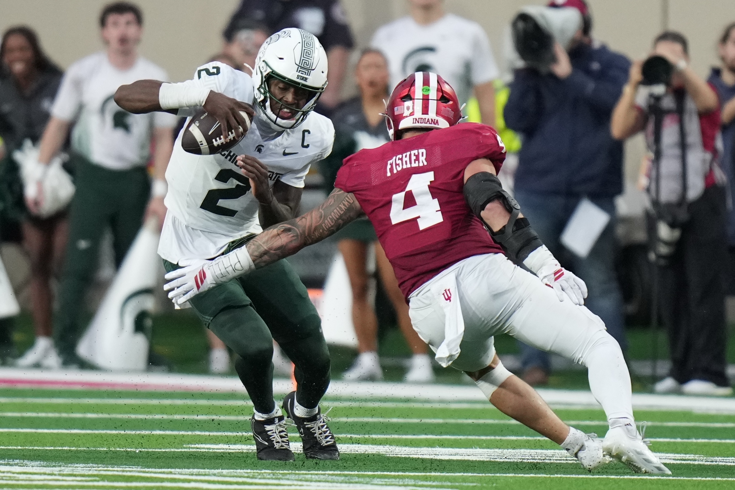 Michigan St Indiana Football