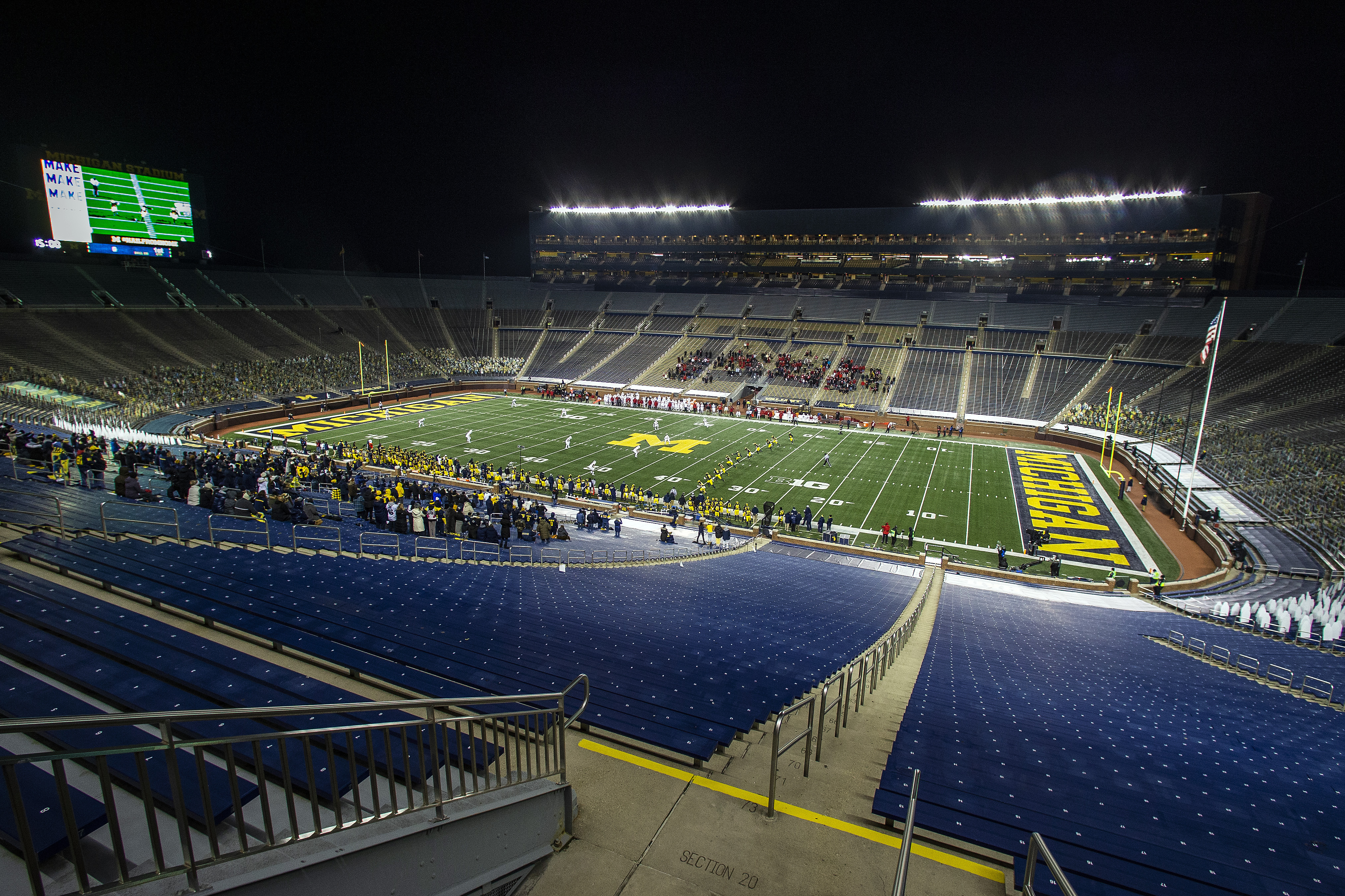 FILE Michigan Stadium 2020 Wisconsin Michigan Football