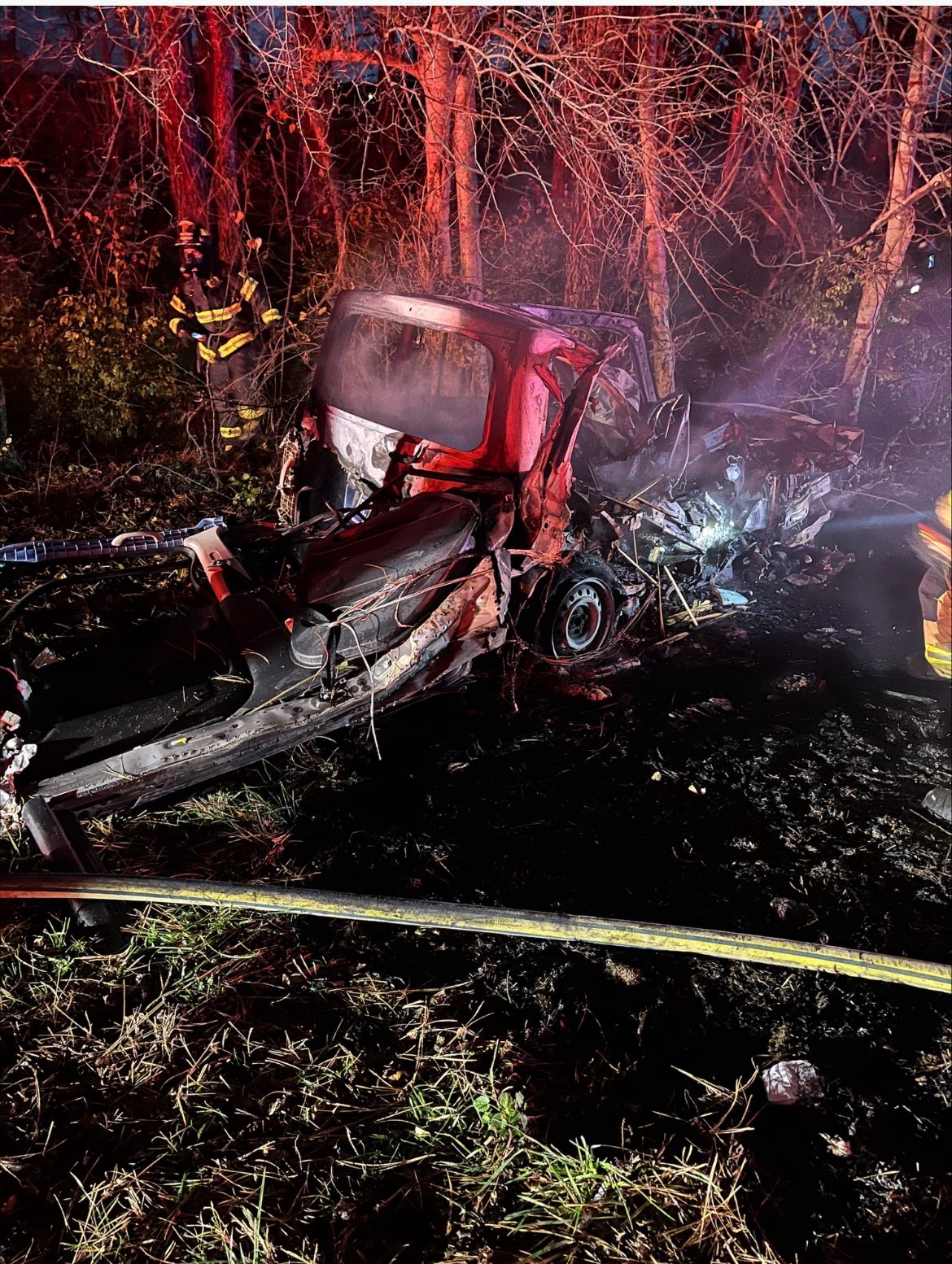 I-24 East fiery crash 
