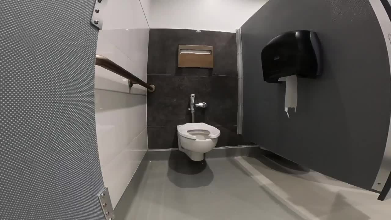 Florida Atlantic University public bathroom toilet bowl