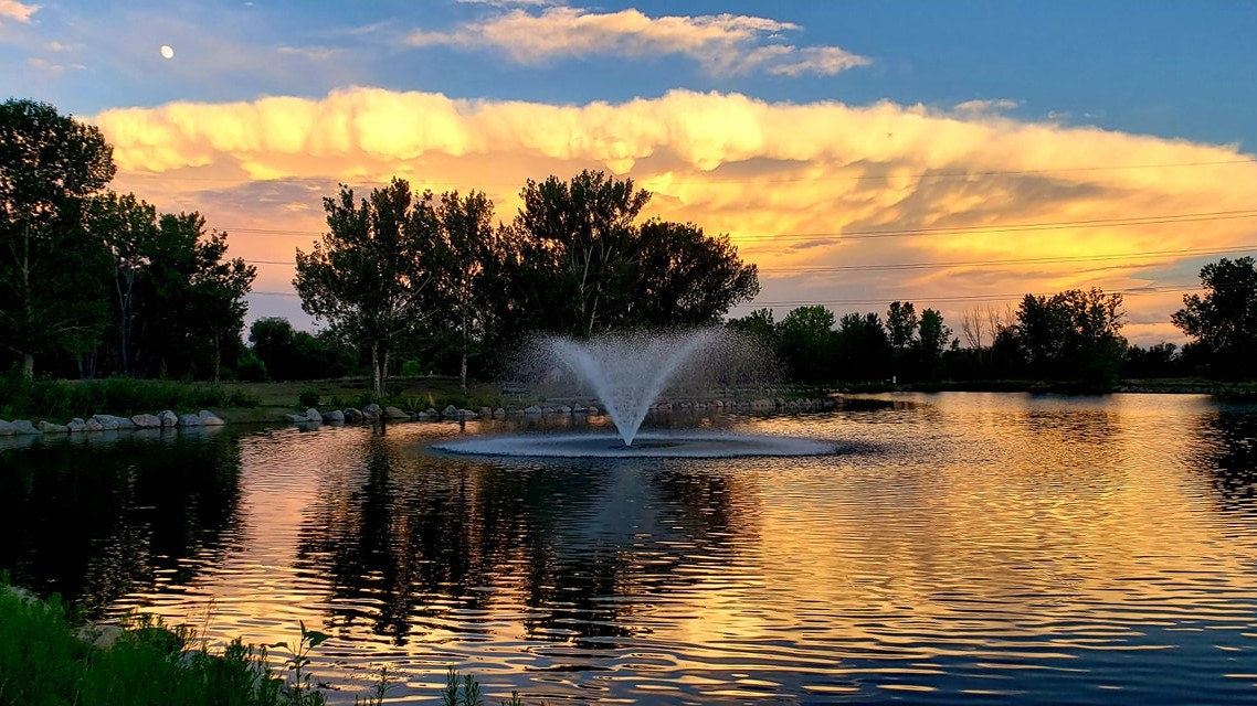 Doug Harling Fountain, CO sunset