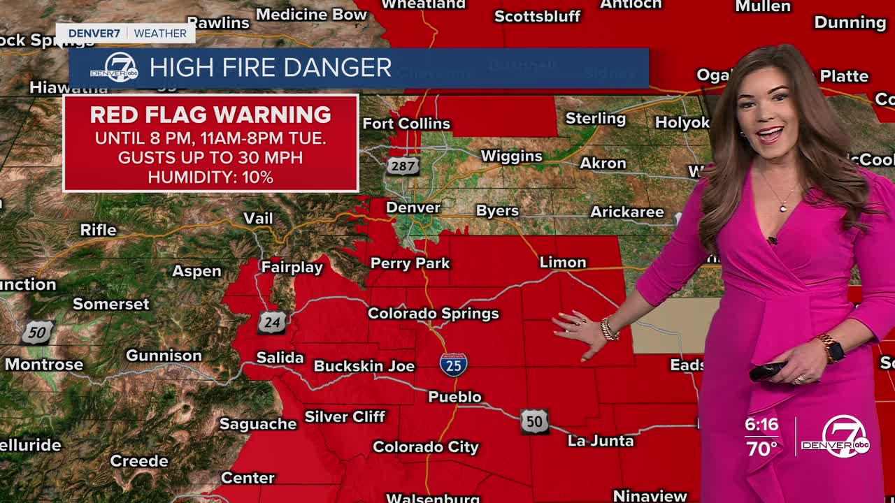 Red Flag Warnings through Tuesday