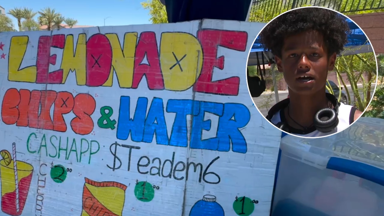 Northwest Las Vegas teen's lemonade stand gets big boost from neighbors, online community