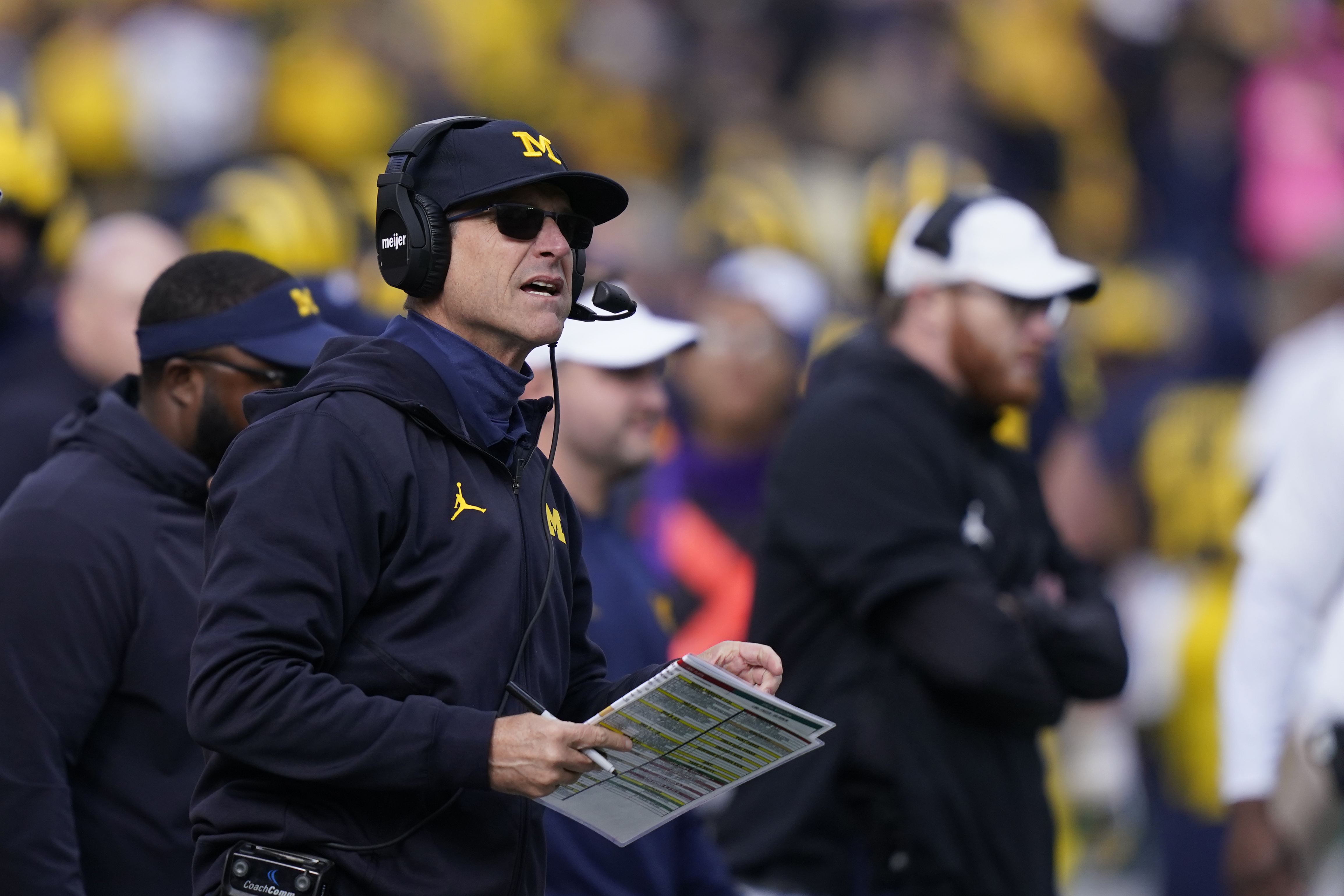 Jim Harbaugh Northwestern Michigan Football