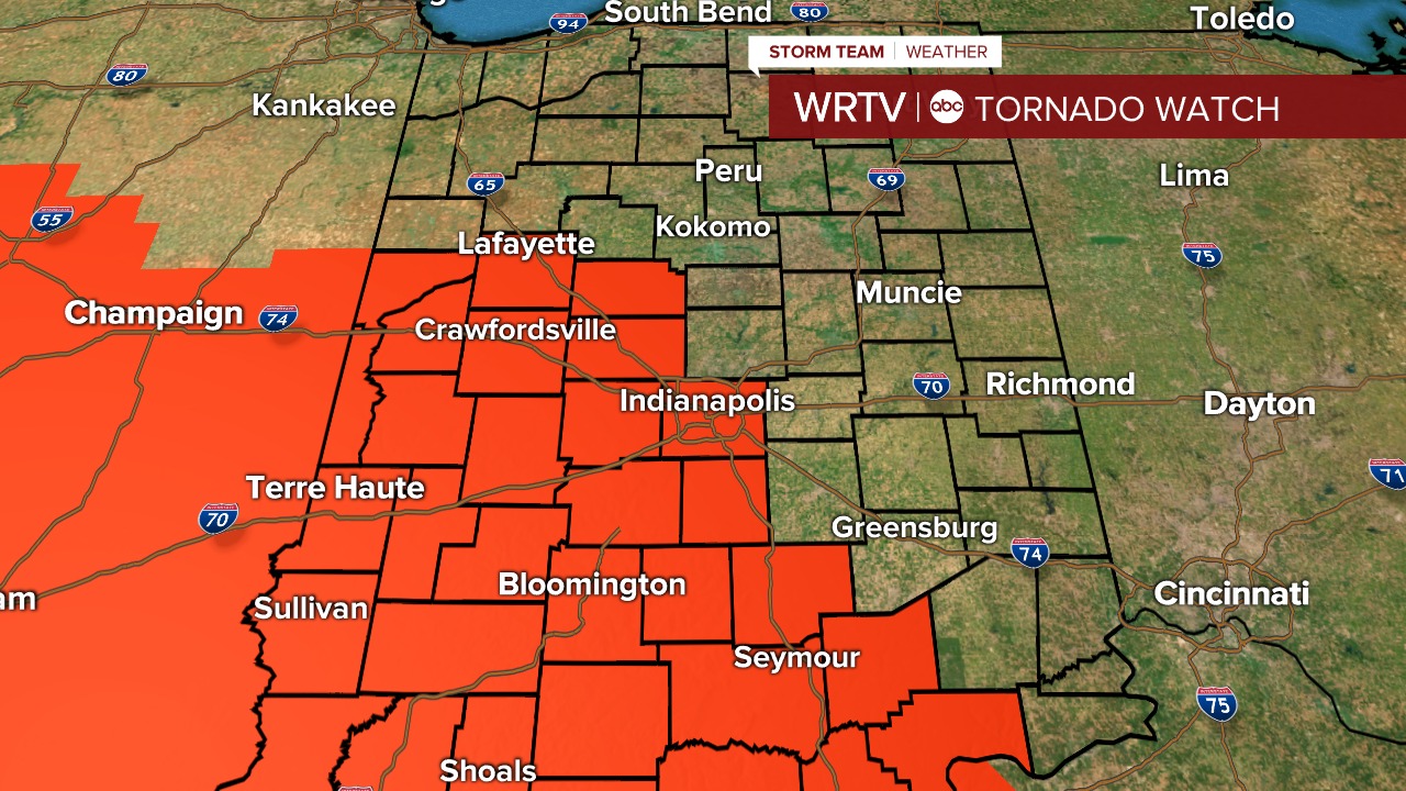 Severe Weather Could Bring Strong Winds Tornadoes And Widespread Damage To Central Indiana