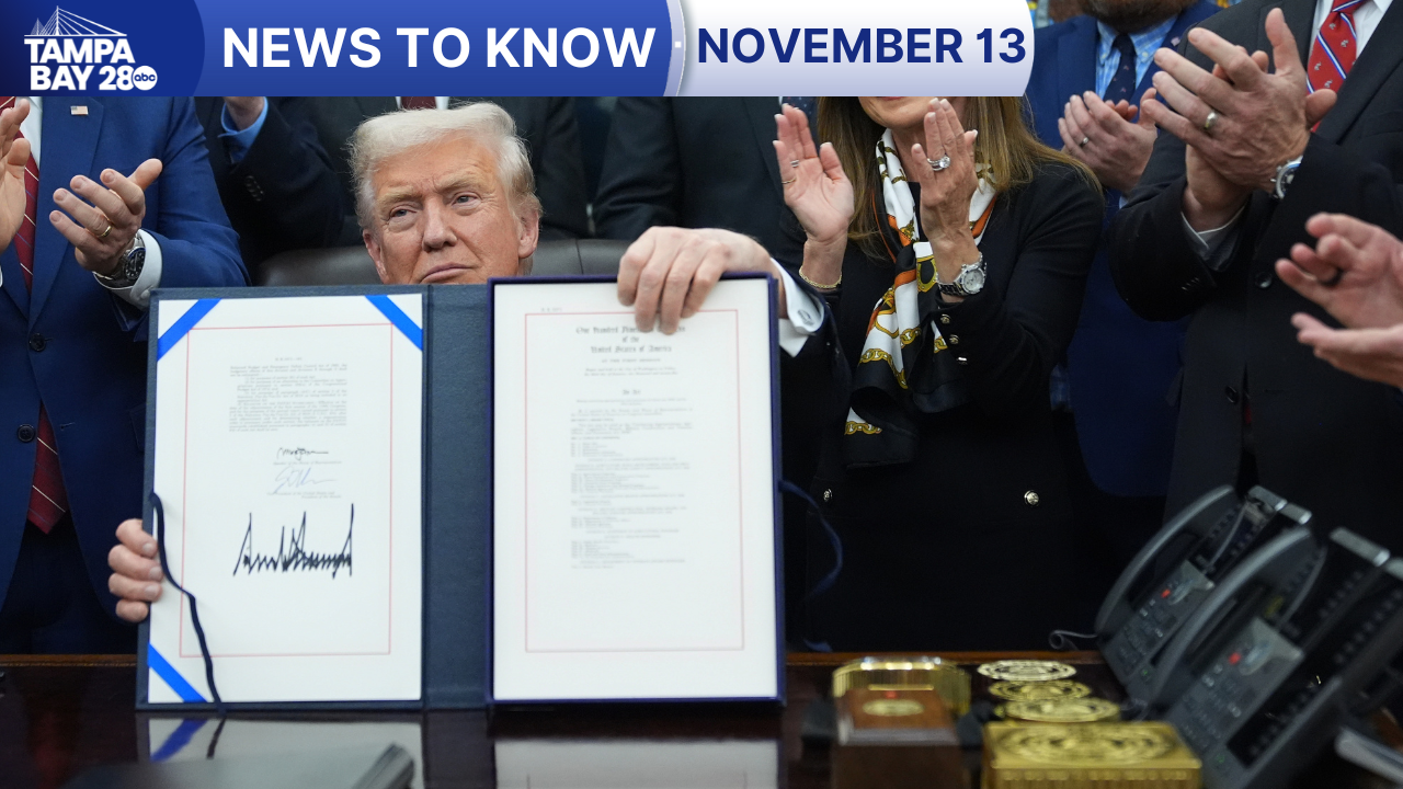 News to Know for Nov. 13