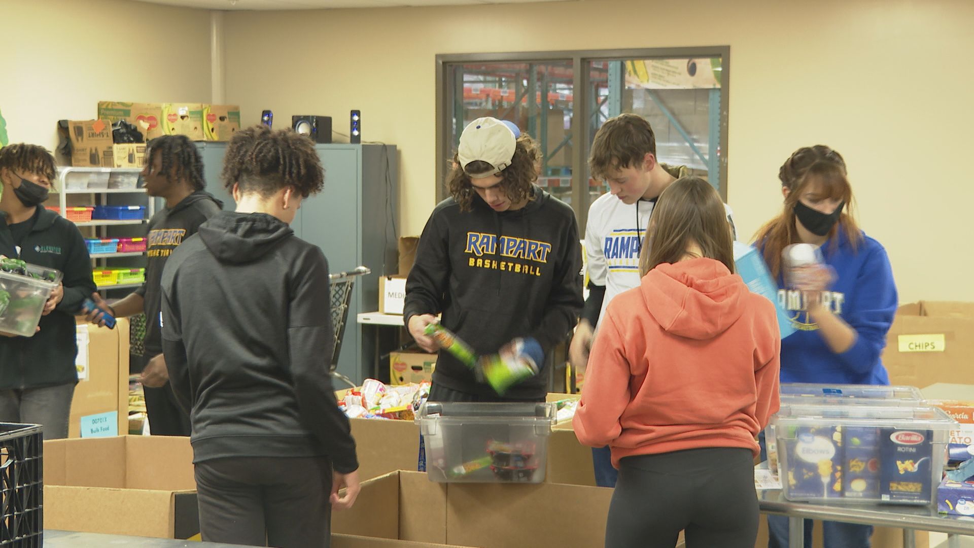MLK Day service volunteers