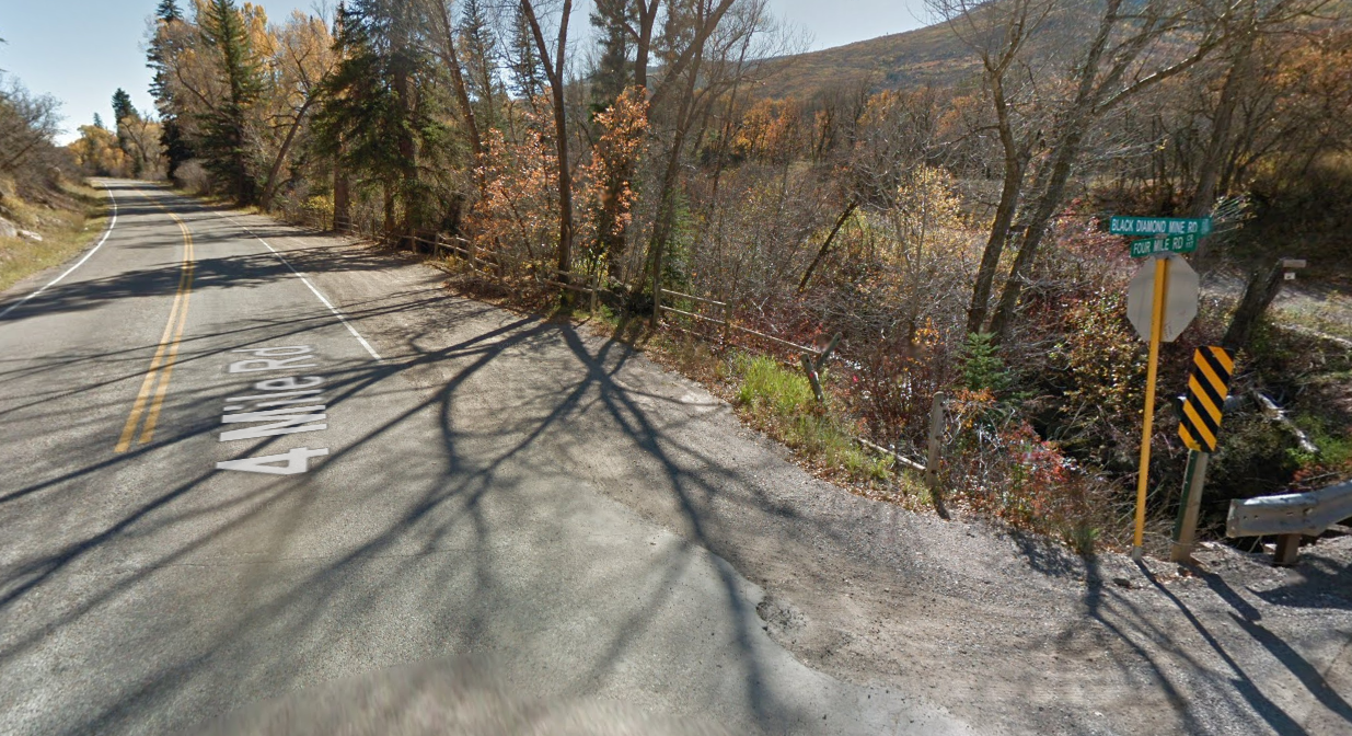 Four Mile Road in Garfield County