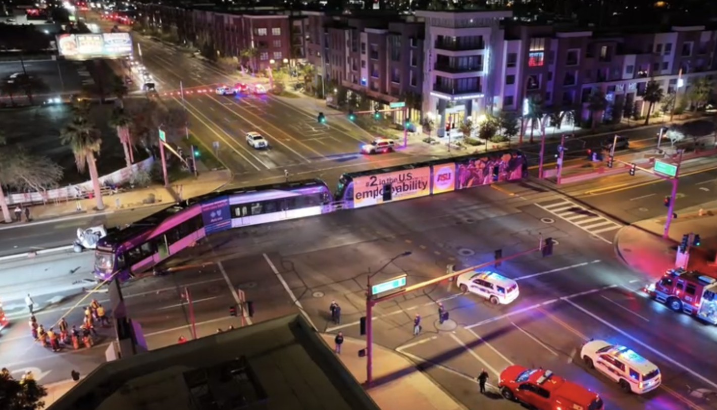 central and indian school light rail crash
