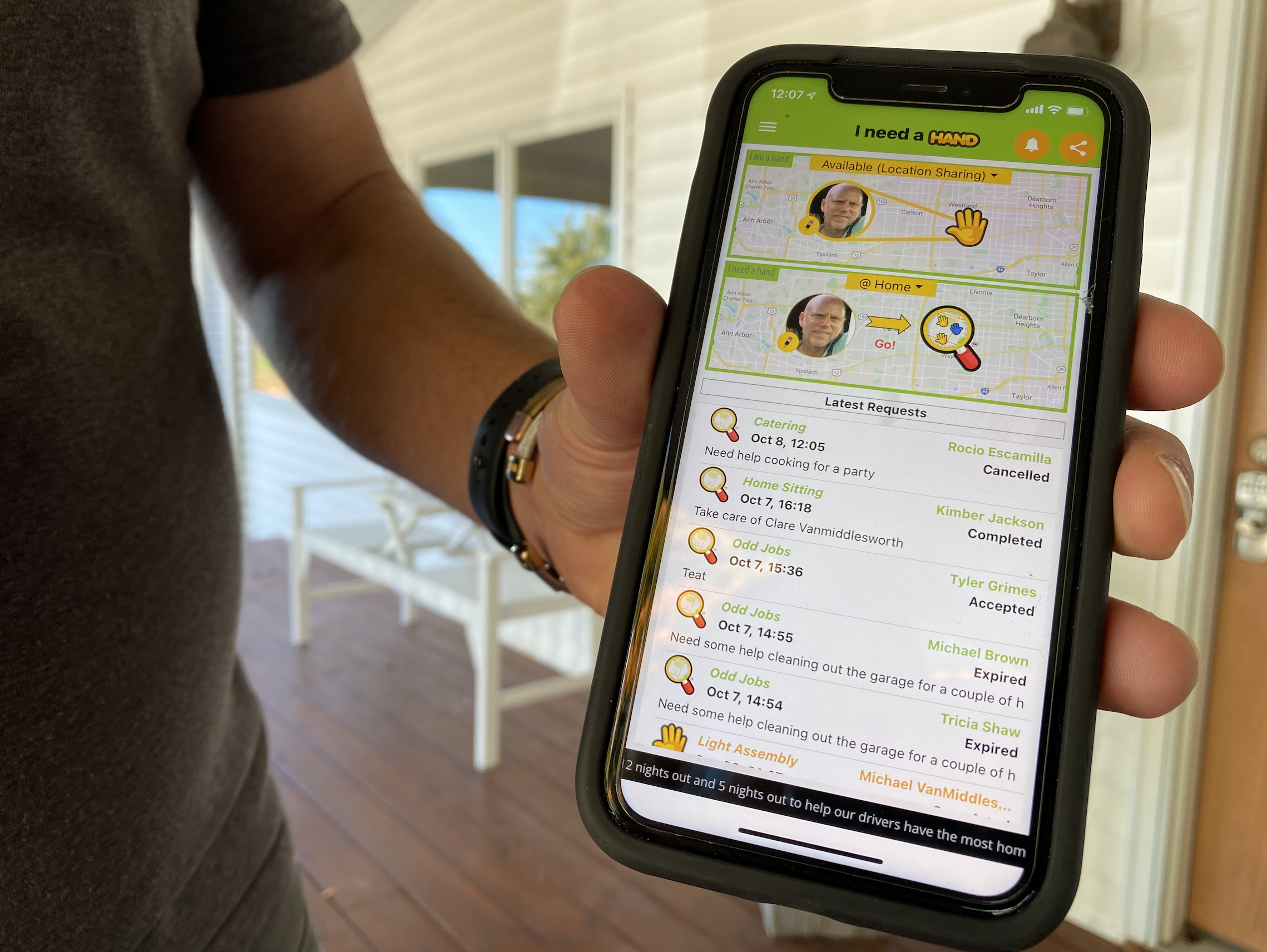 'I Need a Hand': New app connects people to those willing to help with tasks, services
