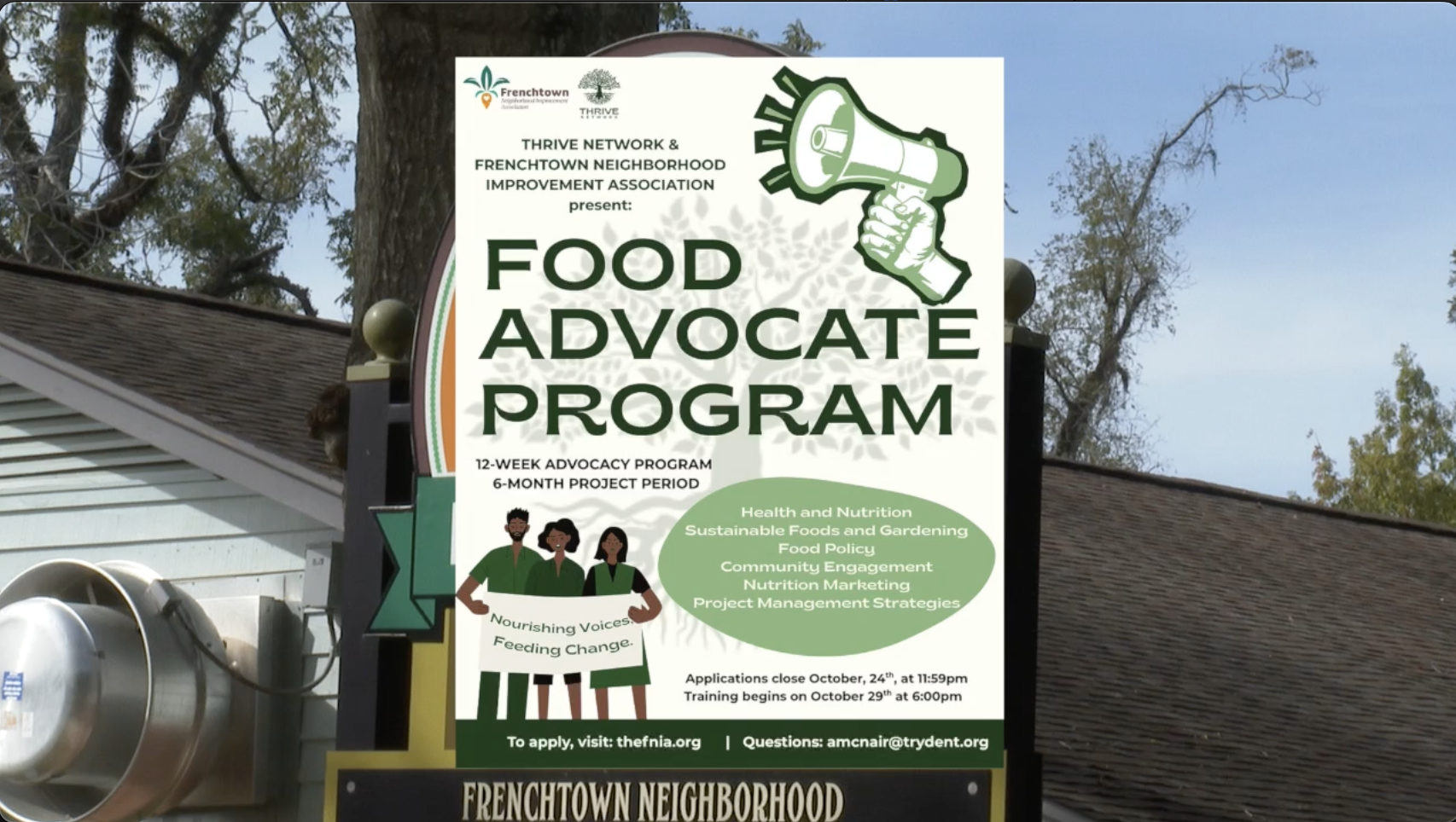 New Food Advocate Program to teach residents how to advocate for secure food access