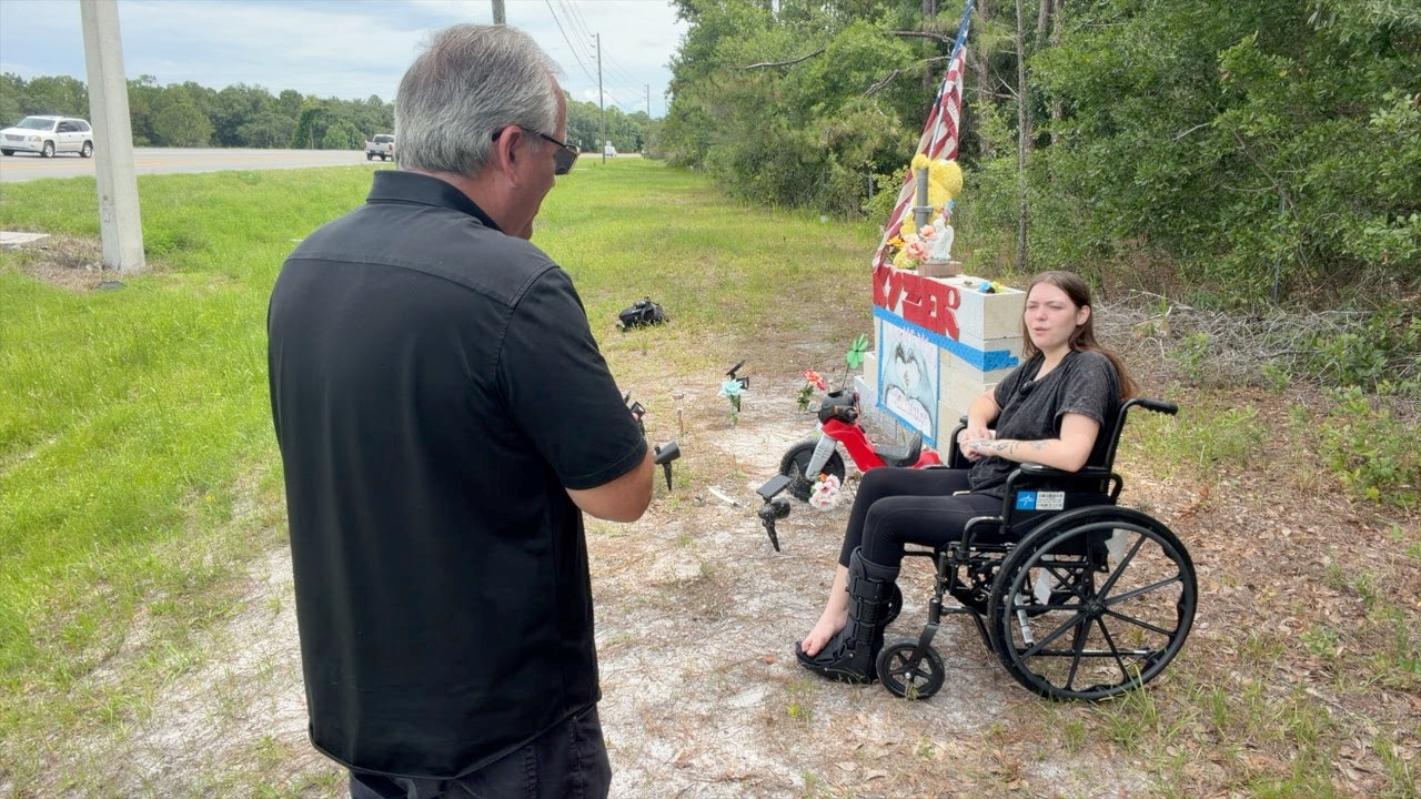 Pasco mother asks county to keep roadside memorial honoring son killed in crash