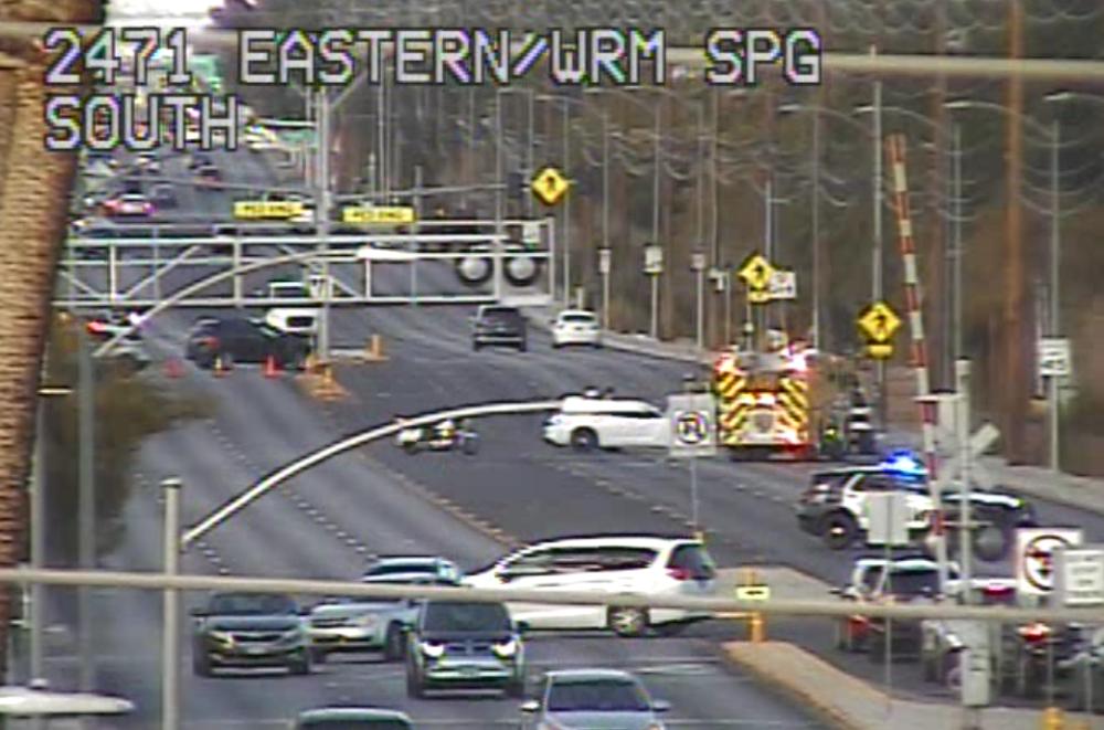 RTC: Crash closes all lanes on northbound Eastern Avenue after Warm Springs Road