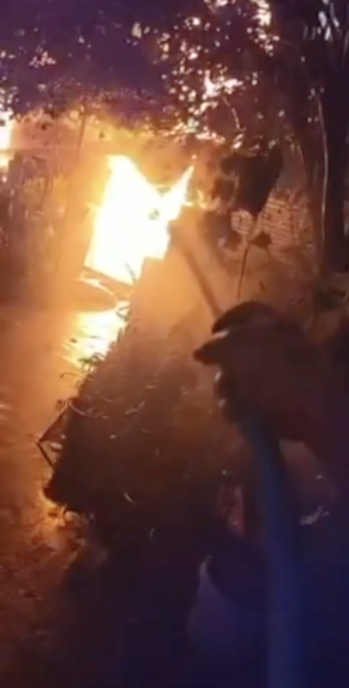Neighbors scramble to fight granny flat fire in Escondido