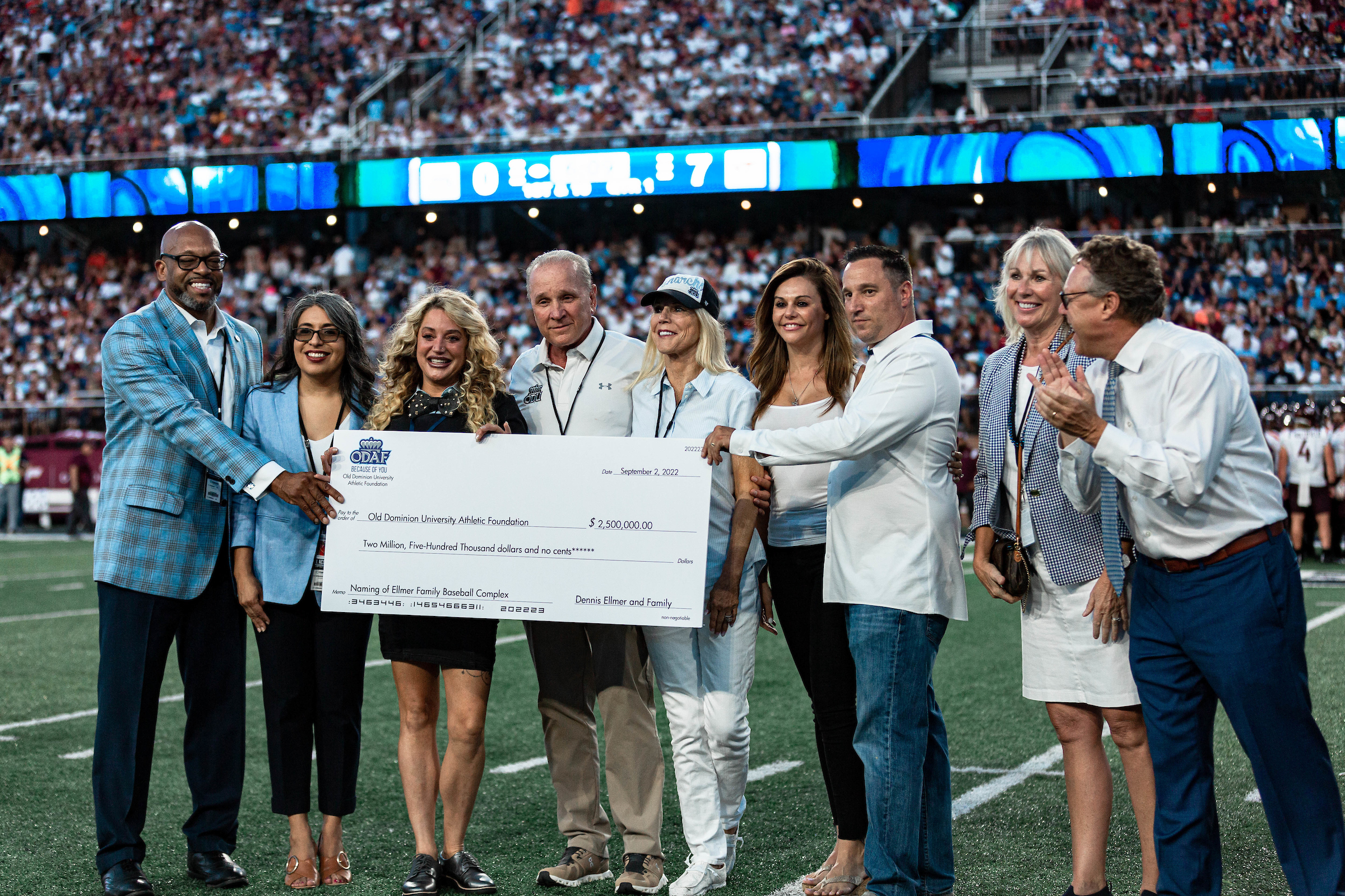 Dennis Ellmer ODU donation