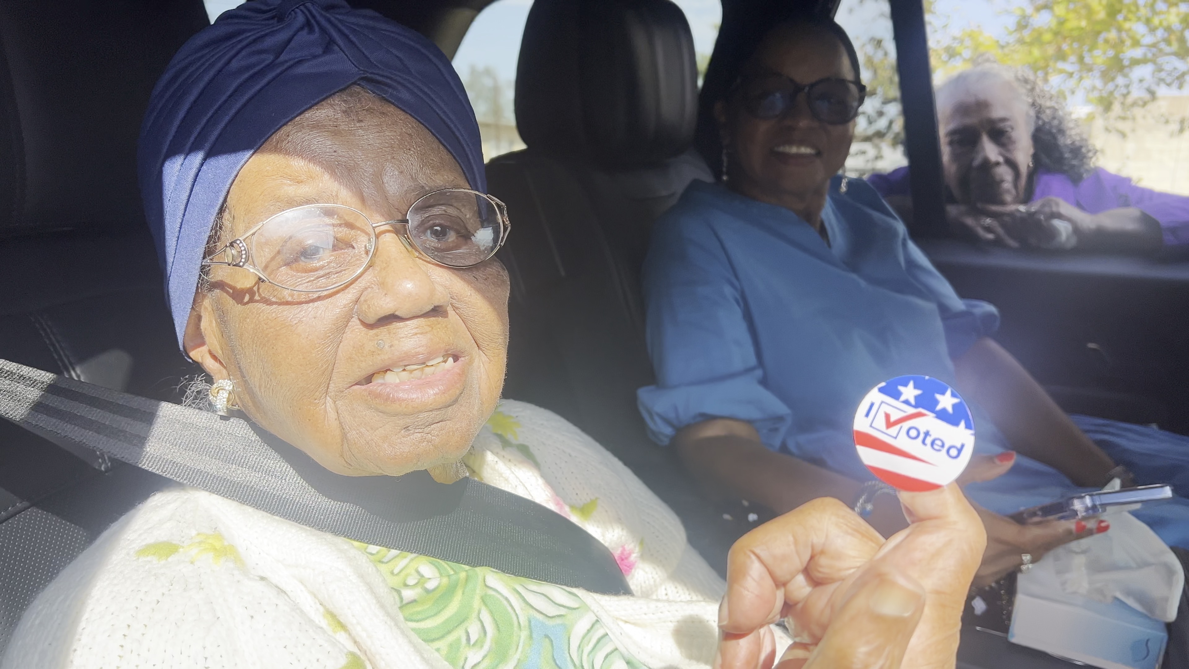 102-year-old Gause woman casts vote in 2024 presidential election, continues voting tradition