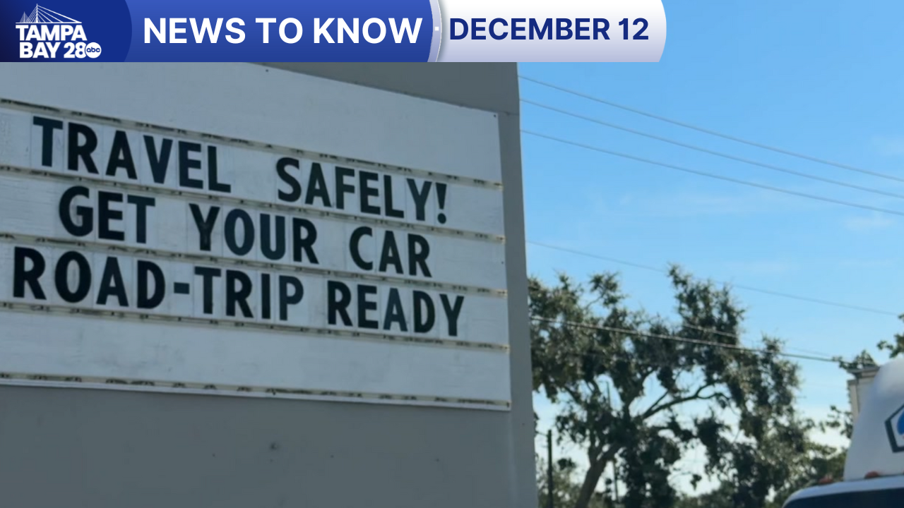 News to Know for Dec. 12, 2025