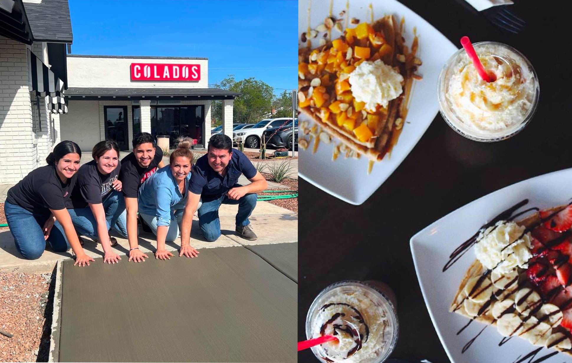 Colados Coffee & Crepes| Family and menu items