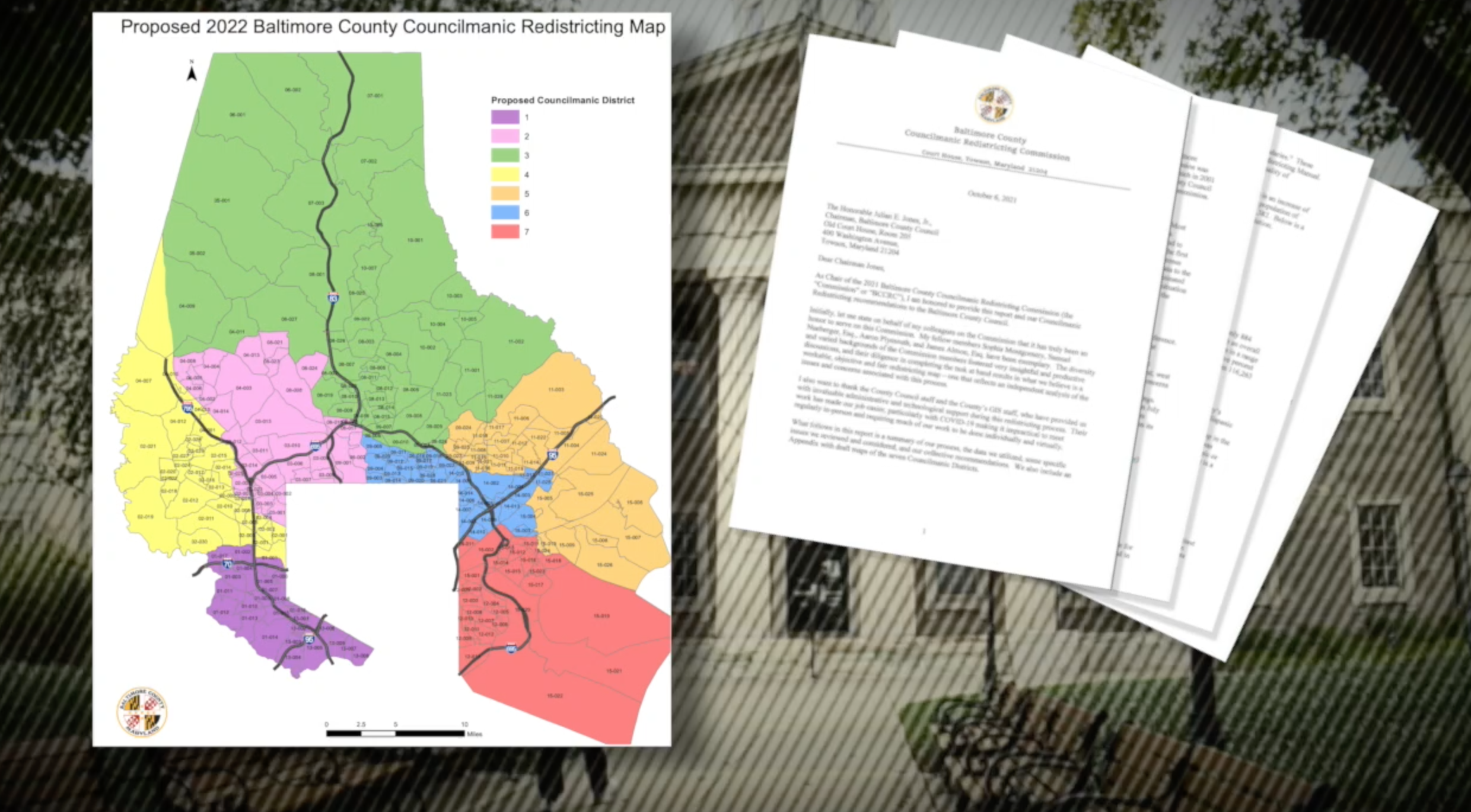 Baltimore County holds public hearing to discuss redistricting plan