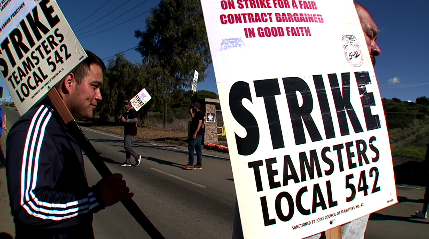 Employees Strike At Otay Landfill In Chula Vista