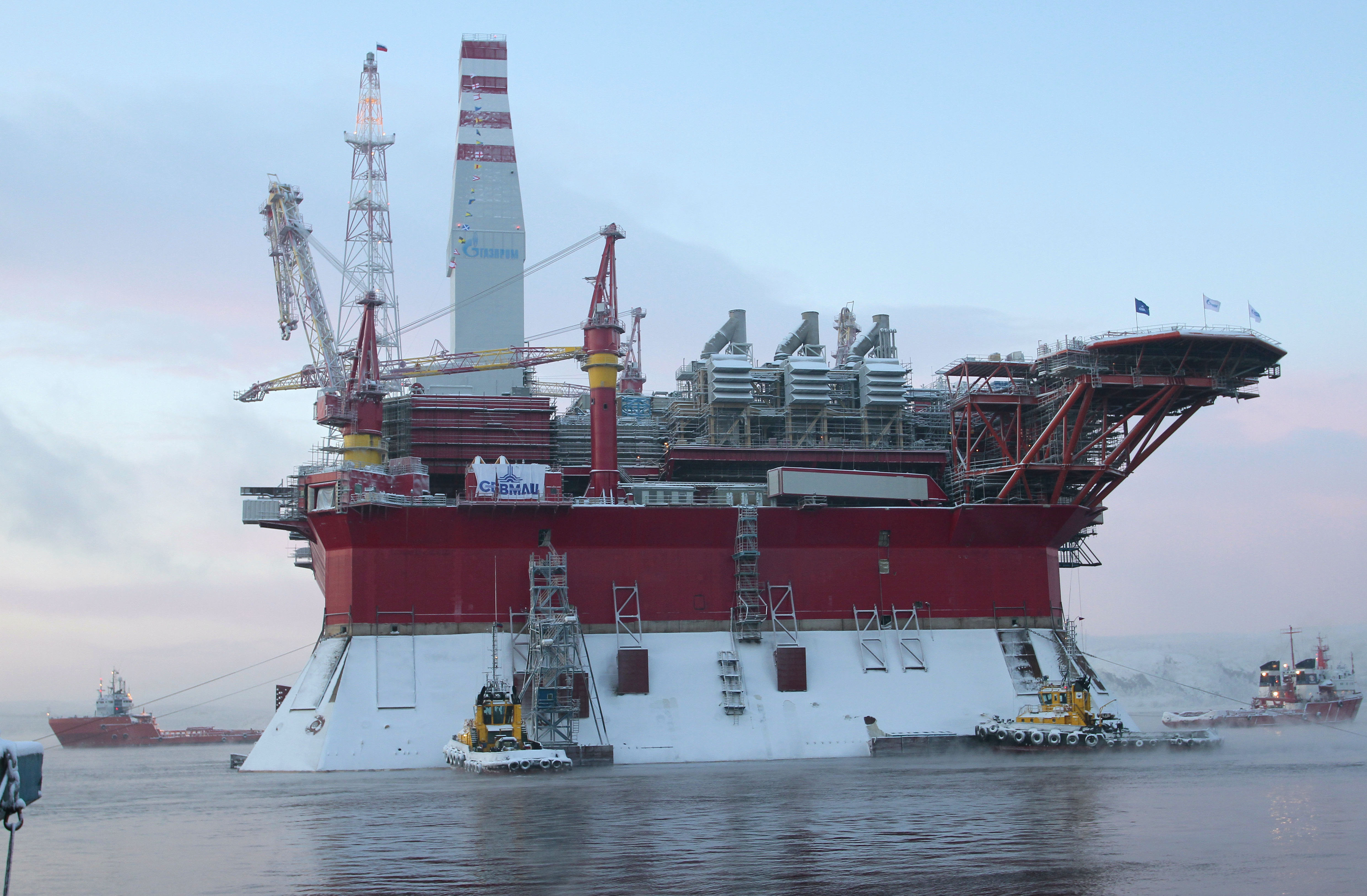 Russia Oil Platform