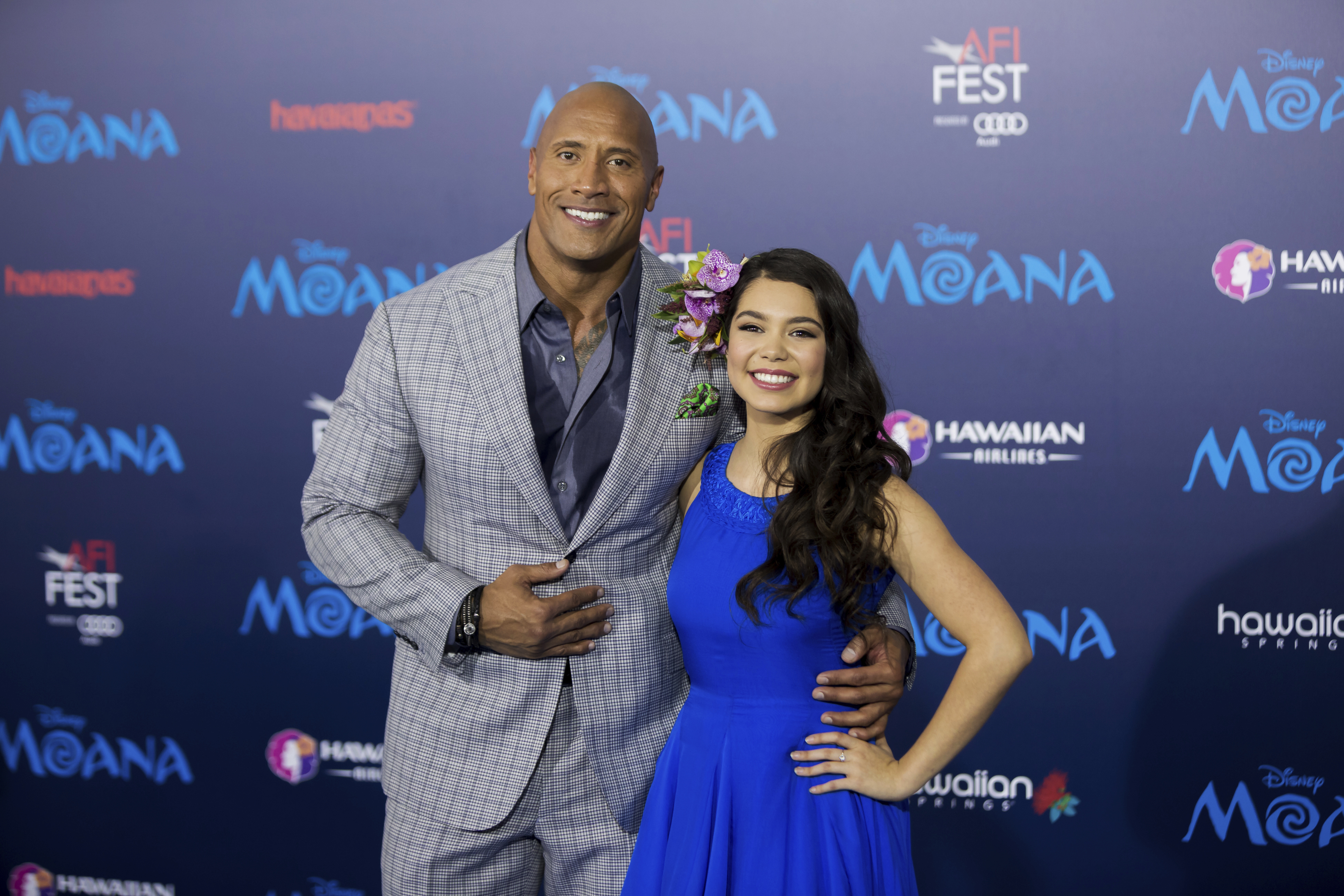 Dwayne Johnson, Auli'i Cravalho